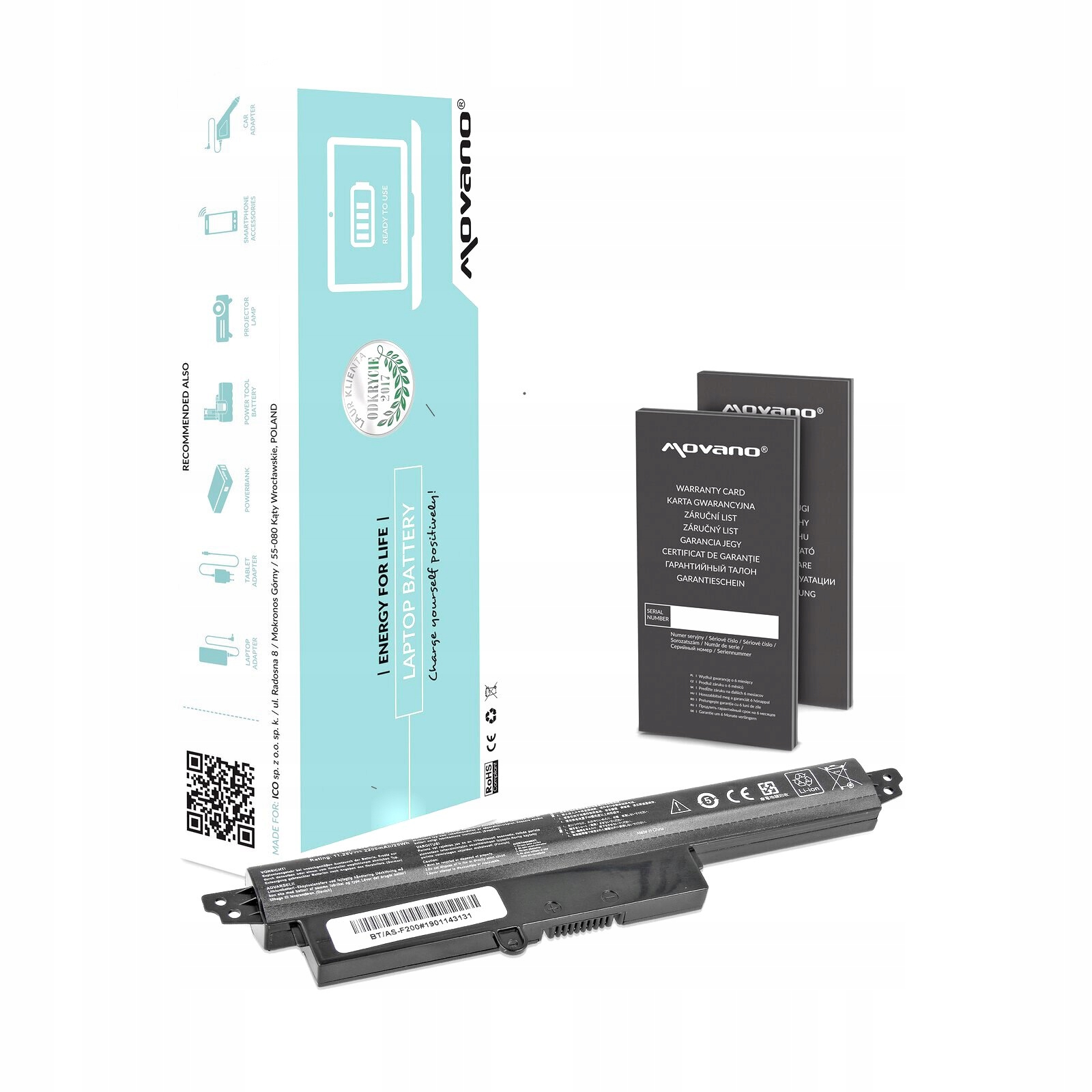 * Akumulator do Asus Vivobook X200MA-RCLT07 Li-ion