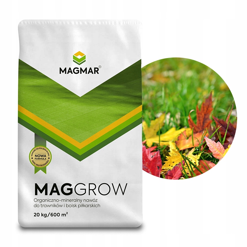 Jesienny nawóz do Trawy Trawnika Magmar 20 kg Maggrow