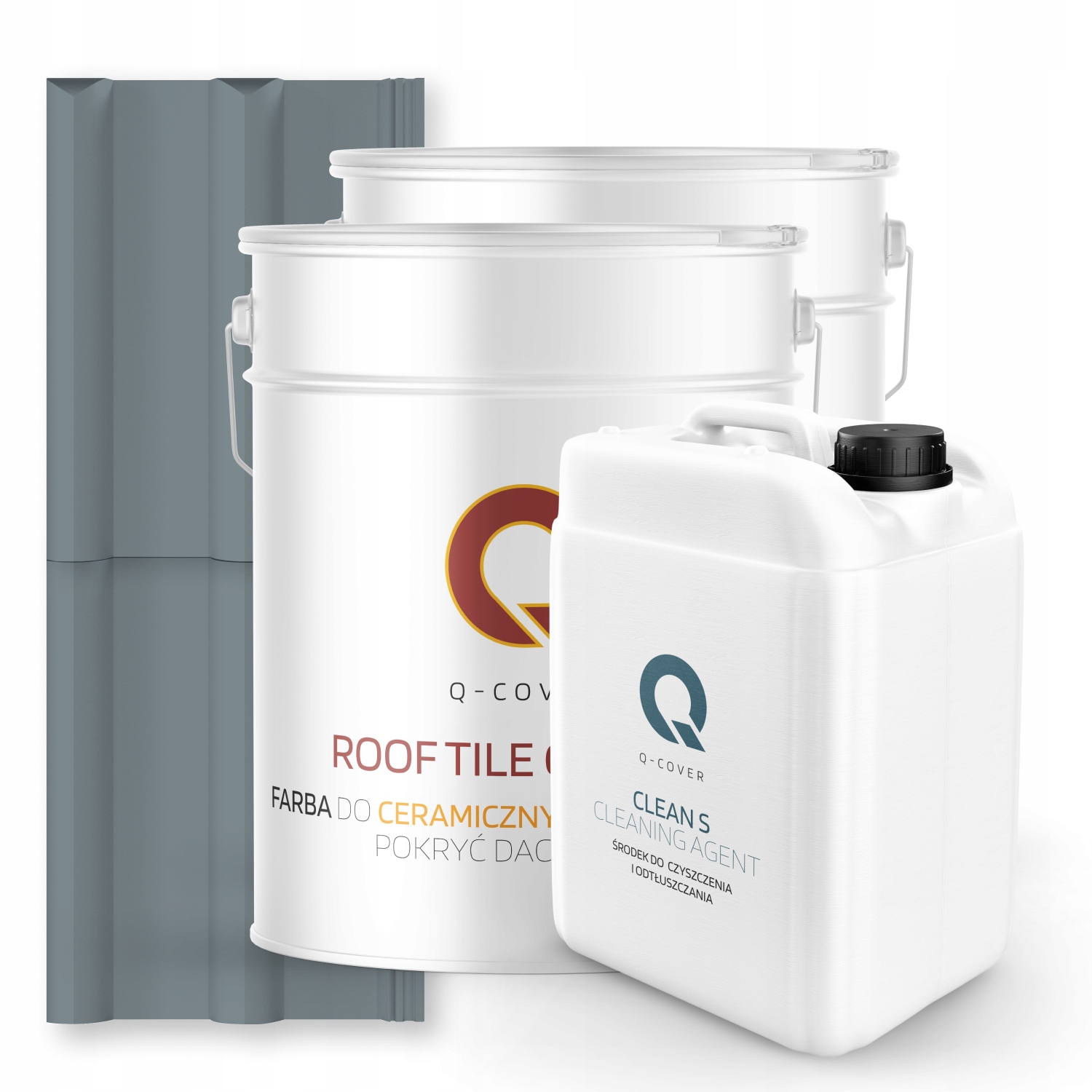 Farba Na Keramické Strechy Sada Veveričky Sivá Ral 7000 74 m2 Lesk