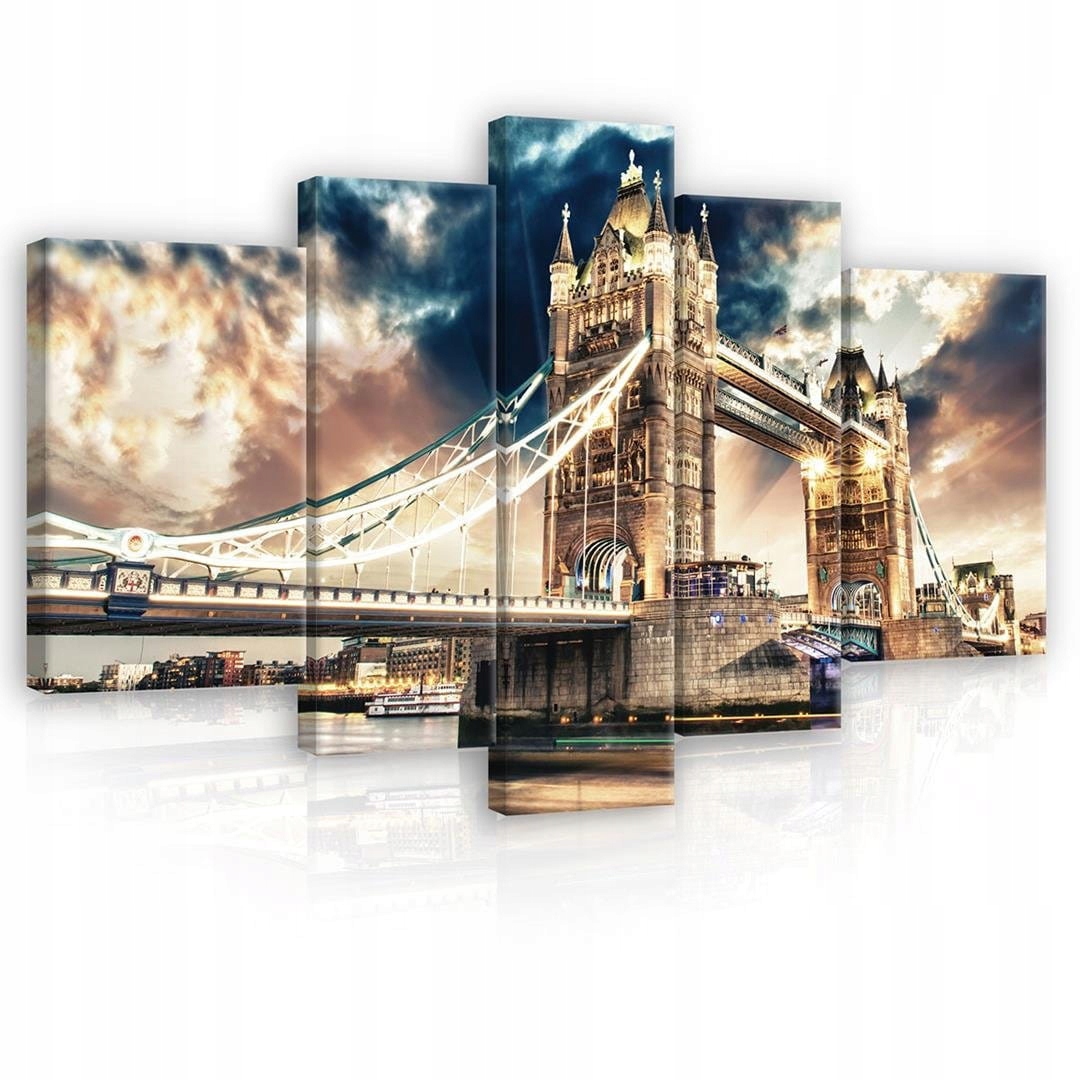 Obraz 170x100 Londýn Most Tower Bridge krajina města architektura Temže