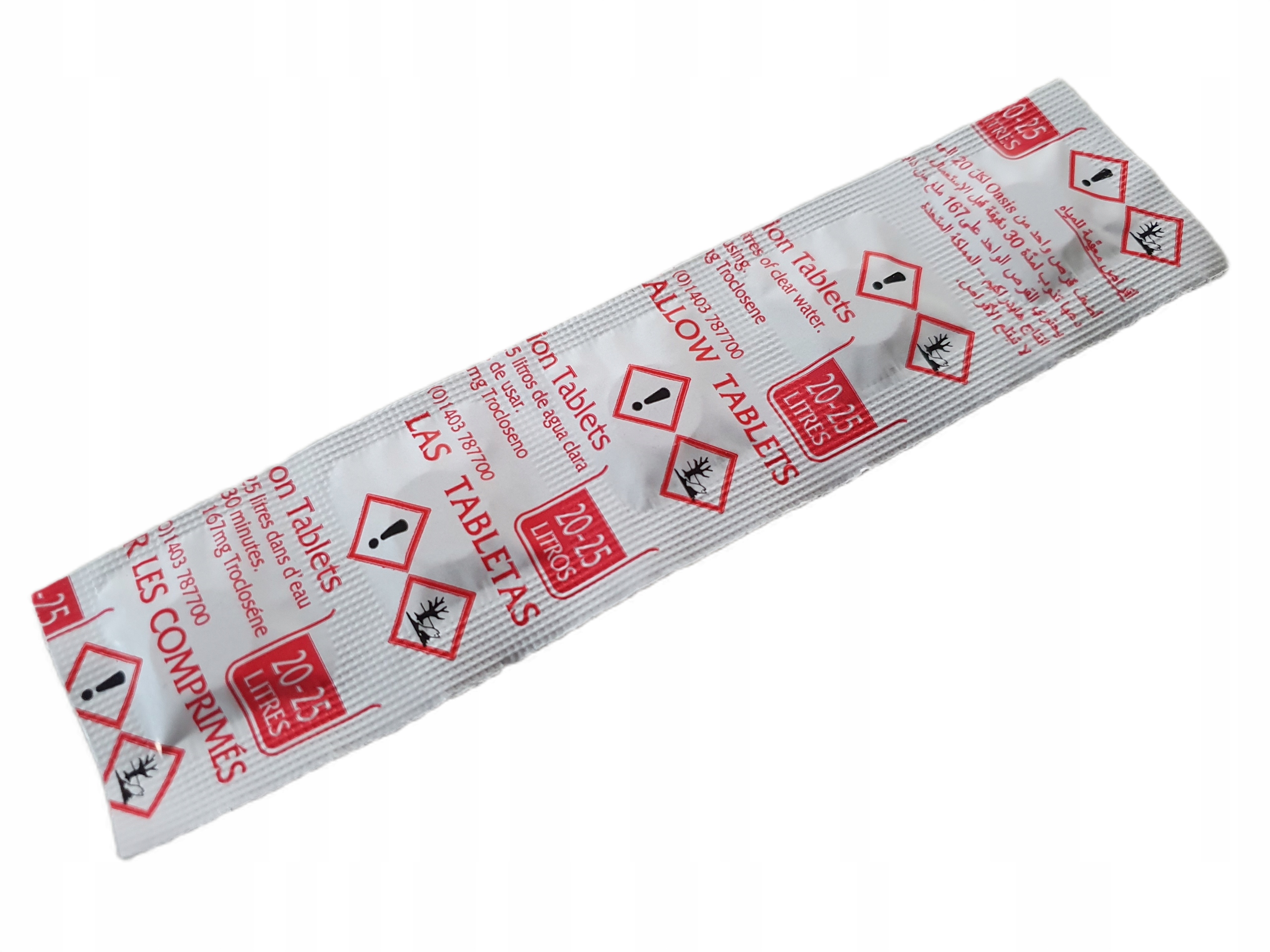 CHLOR W TABLETKACH DO WIOŚLARZY _ 5SZT