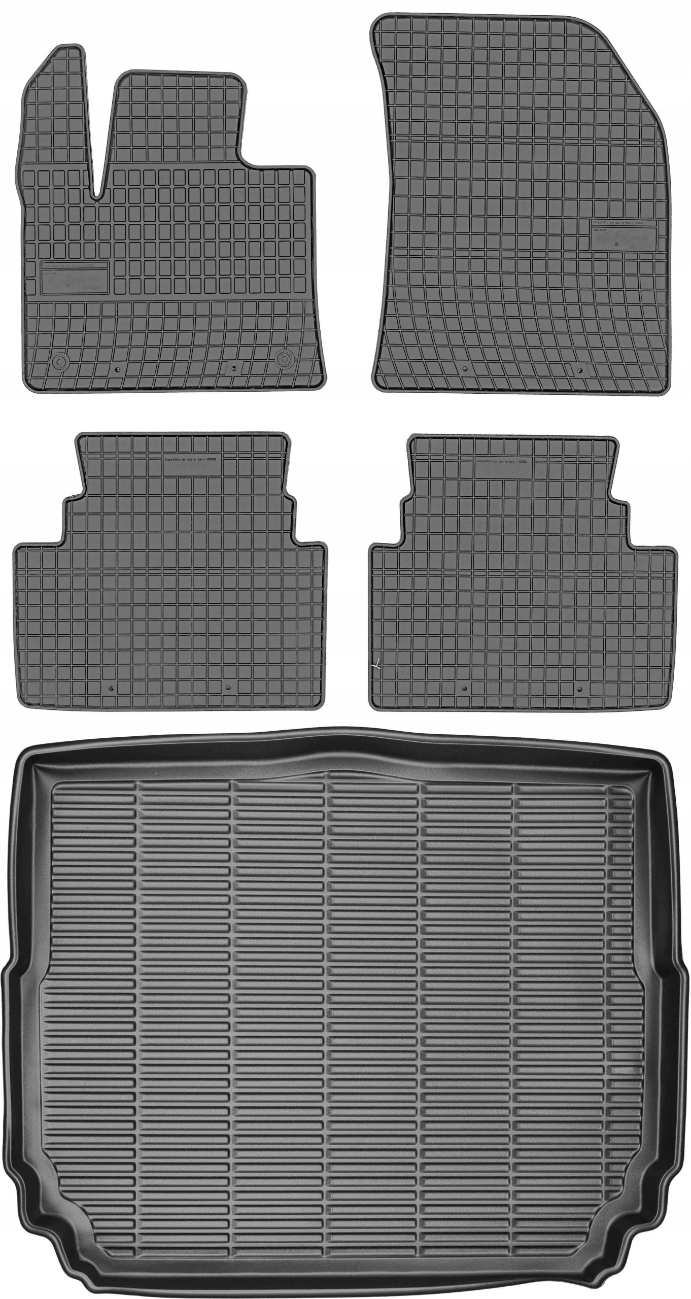 Citroen C5 Aircross 2019- Gumové stierače rohož batožinového priestoru