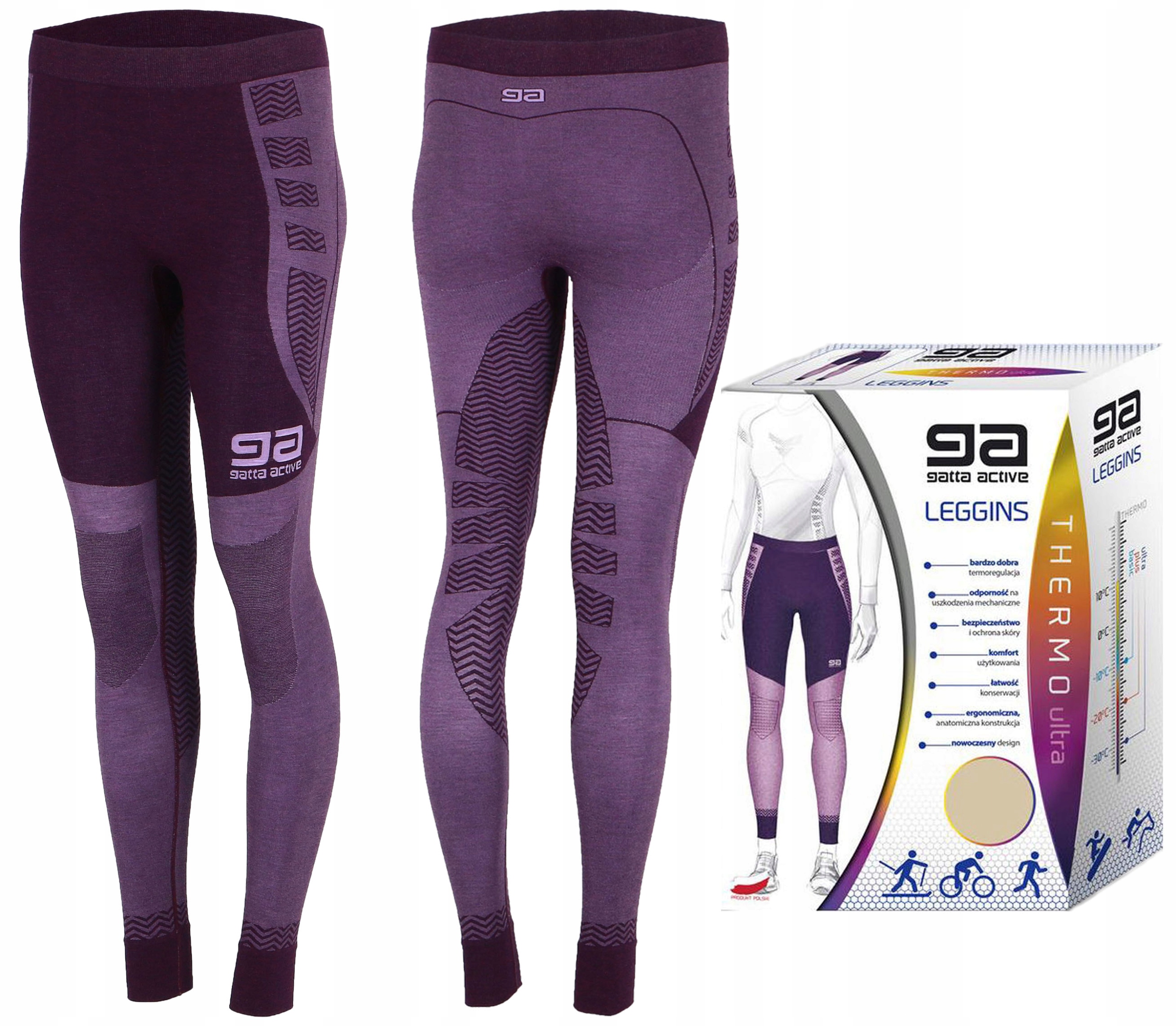 Dámské termoaktivní kalhoty Gatta Active Thermo Ultra Acai Berry S