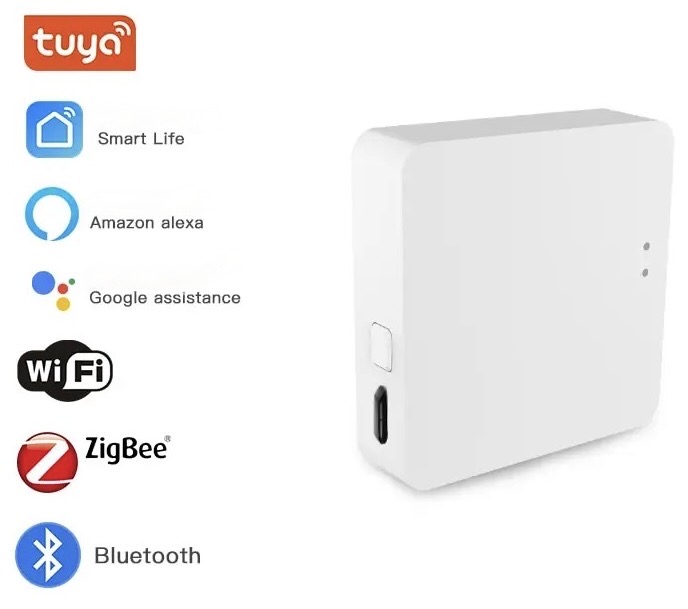 Bramka TUYA Multi-Mode Gateway WiFi ZigBee Bluetooth Bezprzewodowa Centrala Kod producenta 135456468