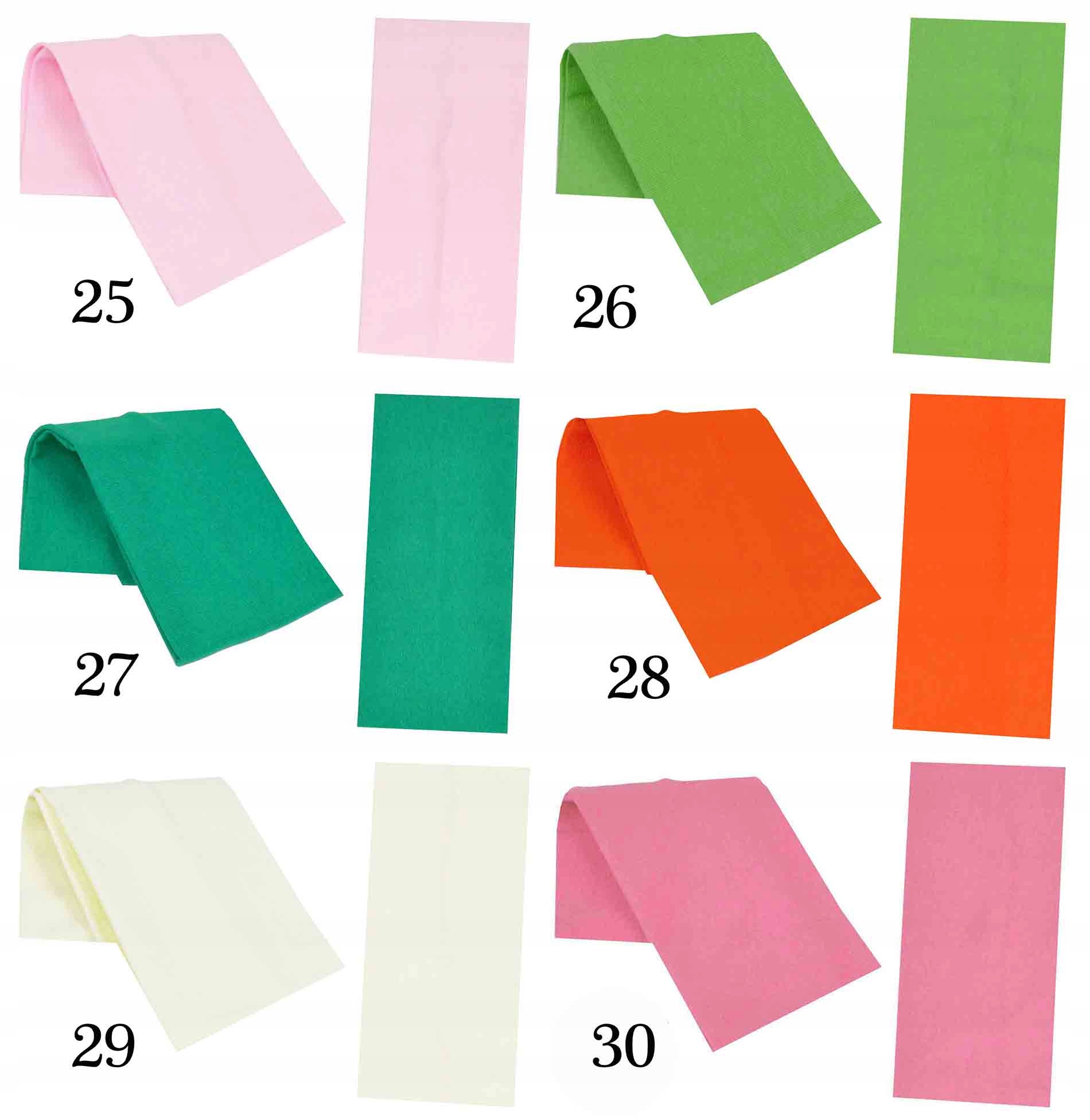 Opaska Bawełniana Elastyczna Opaski 37 KOLORÓW Wzór dominujący inny wzór