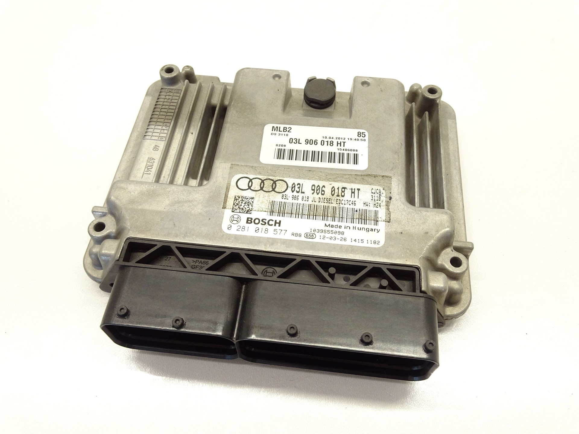 control unit computer of the engine AUDI A4 B8 A5 2.0TDI 03L906018HT