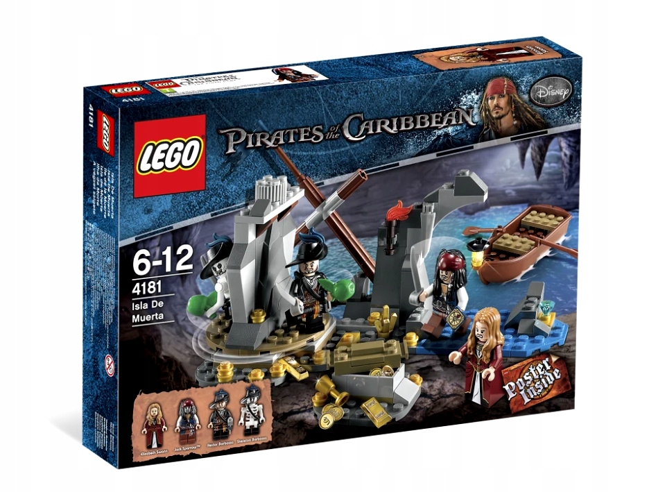 Lego Disney 4181 Isla de la Muerta Pirates of the Caribbean Wyspa Umarłych
