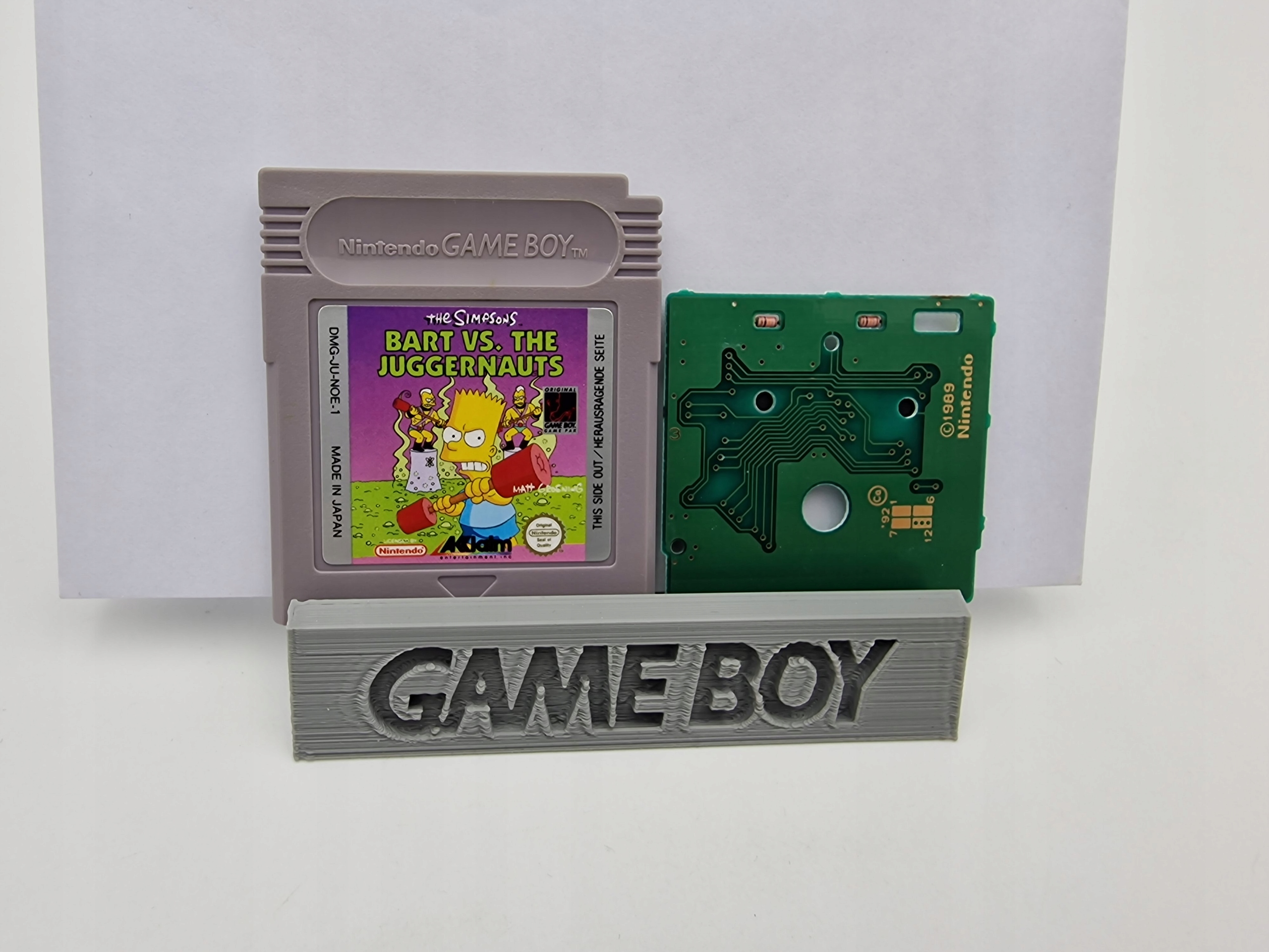 GAME BOY THE SIMPSONS BART VS THE JUGGERNAUTS Tytuł THE SIMPSONS BART VS THE JUGGERNAUTS