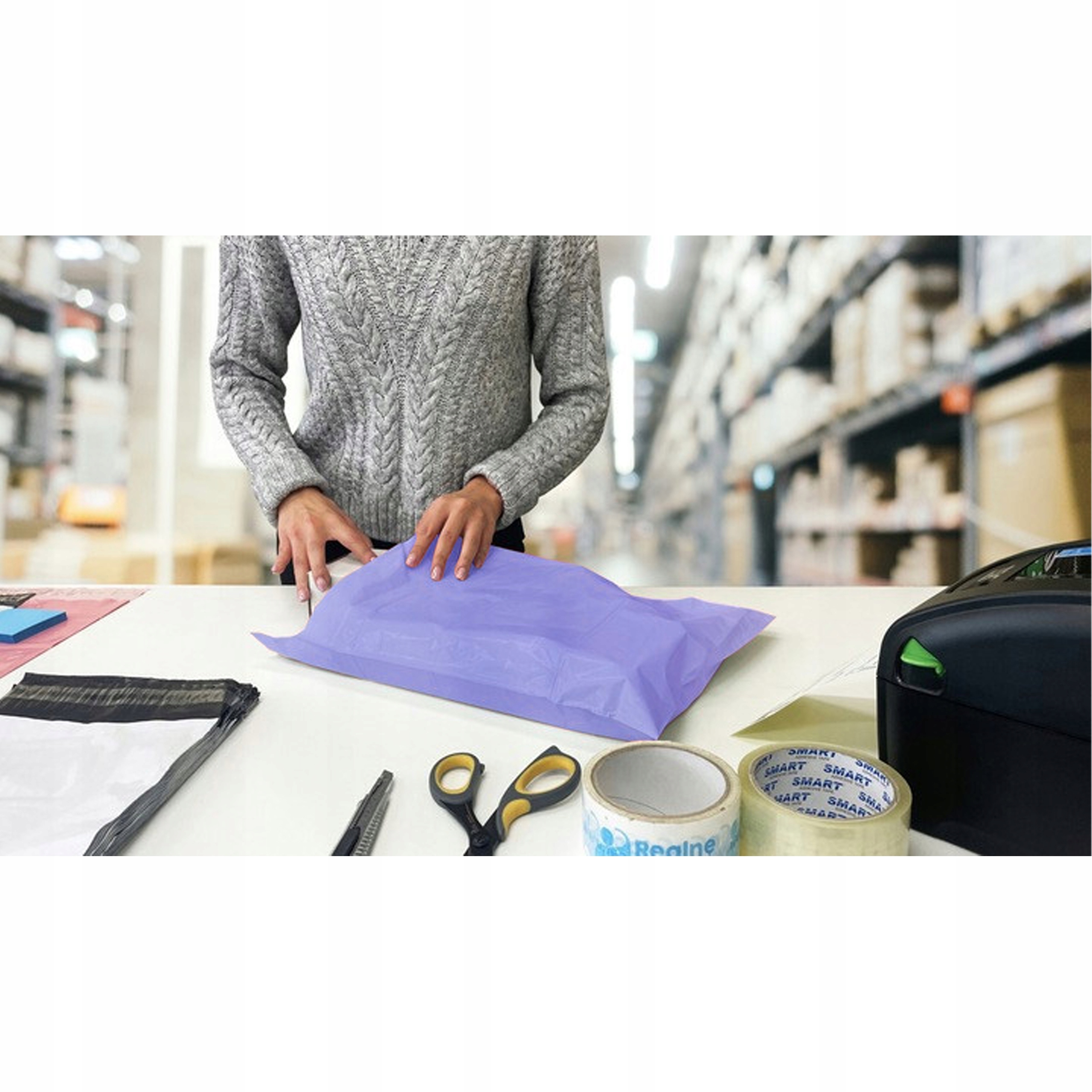 FOLIOPAKI KURIERSKIE FIOLETOWE B3 400x500 50 szt Format 400 x 500 mm