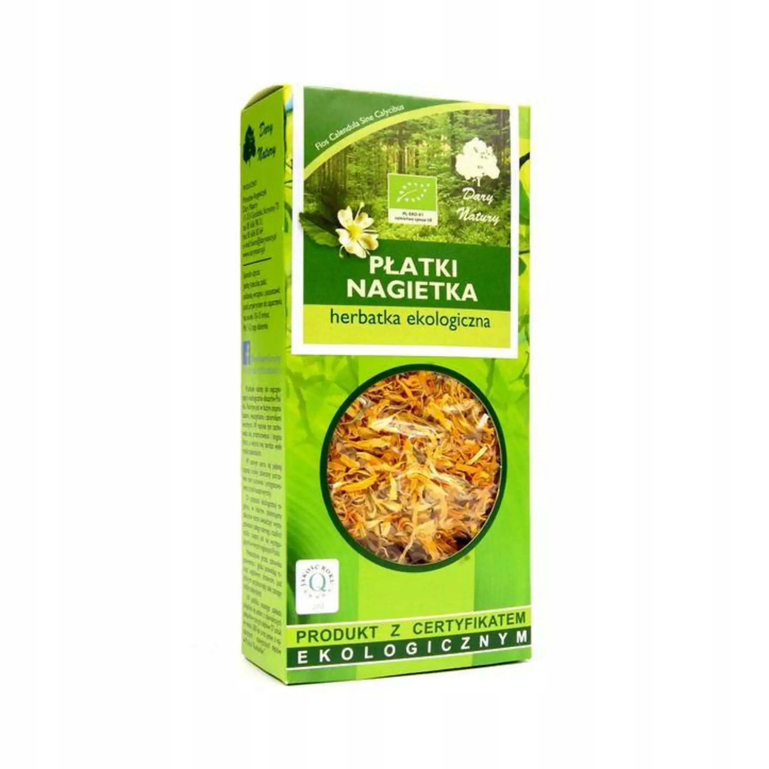 

Herbatka płatki nagietka Eko 25g Dary Natury