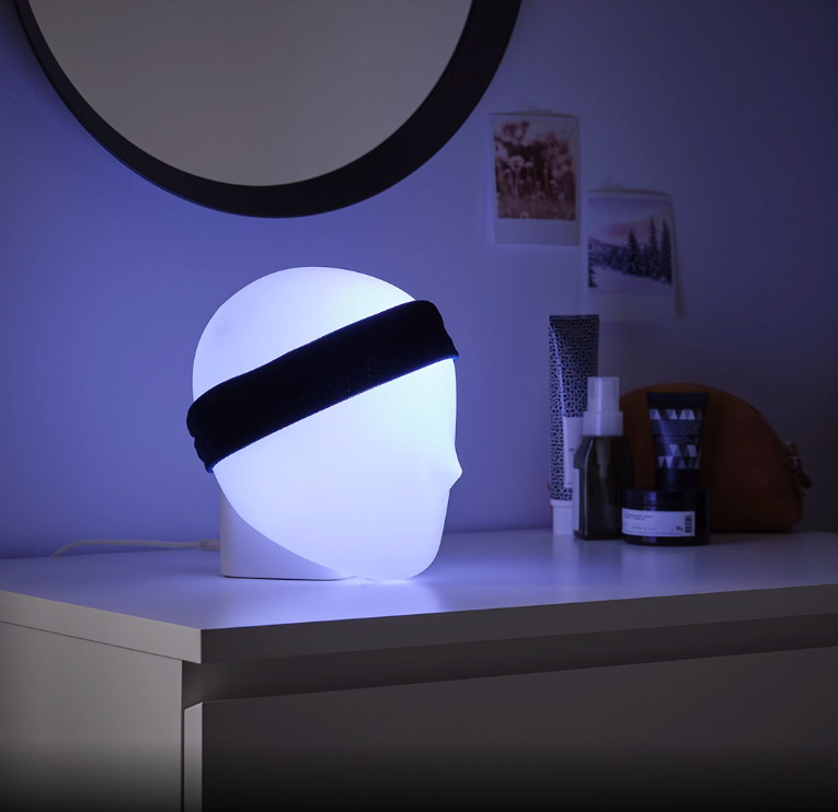 IKEA ISKARNA Lampa stołowa głowa LED wielobarwny Kod producenta 104.924.79