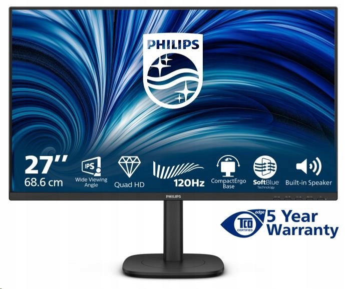 Philips/ 27B2N3500J/ 27"/ Ips/ Qhd/ 120Hz/ 4ms/ Black/ 5R 27B2N3500J/00