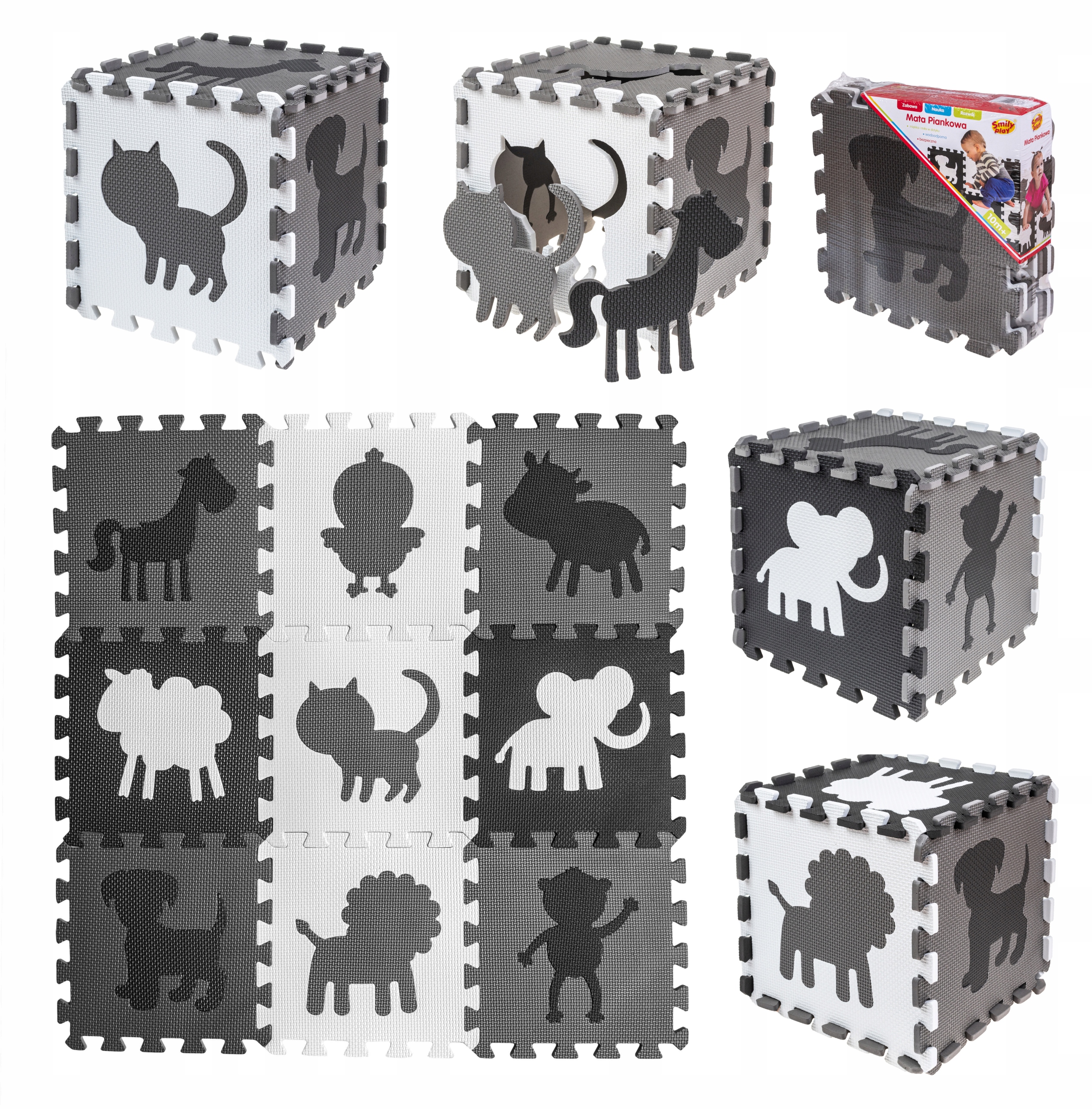 

Smily Play Puzzle piankowe mata piankowa 18 el