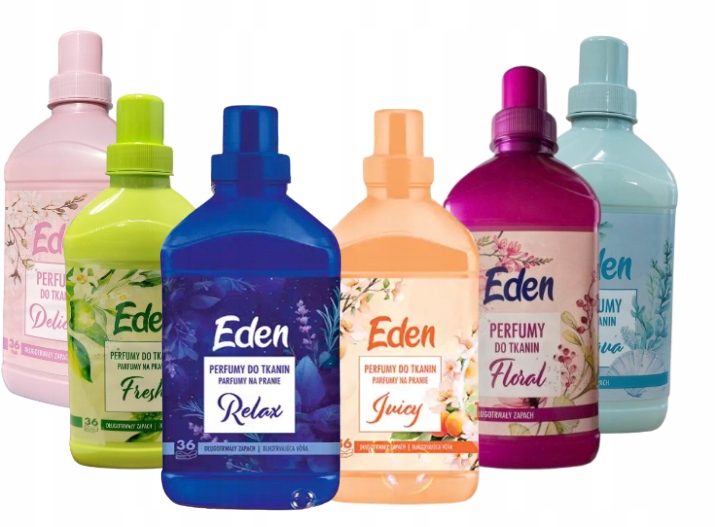 Levně Eden Delicate Parfém Květinový Svěží Aqua Relaxační Šťavnatý 6x720 ml