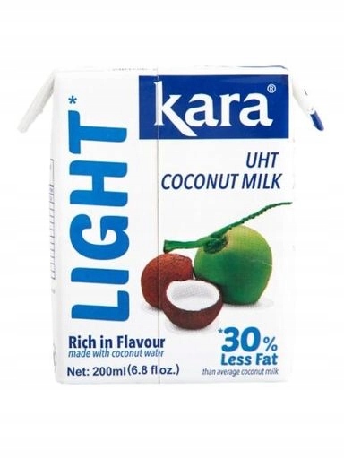Levně 5x Kokosový krém Kara light 11% Uht 200 ml
