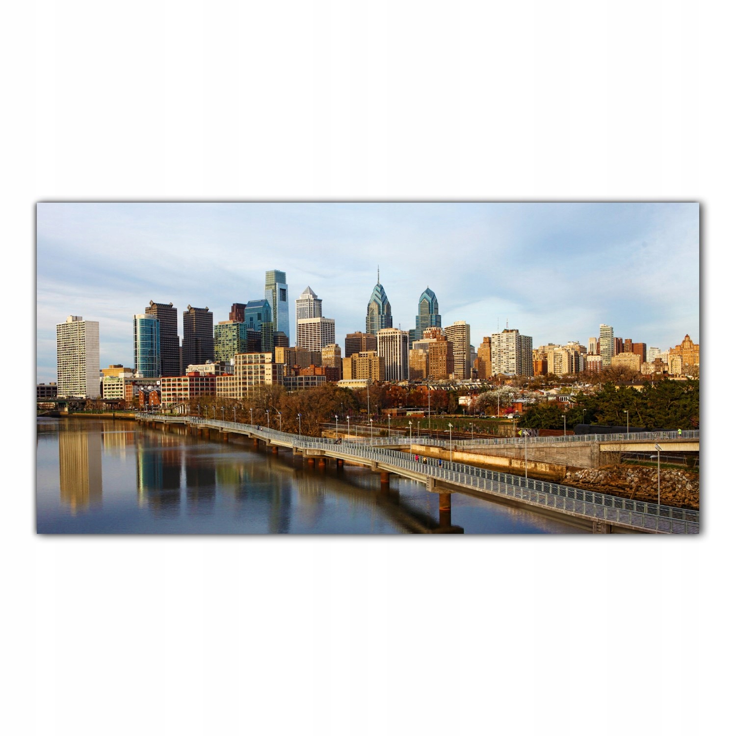 

Hartowany Obraz Szklany Philadelphia Miasto 120x60