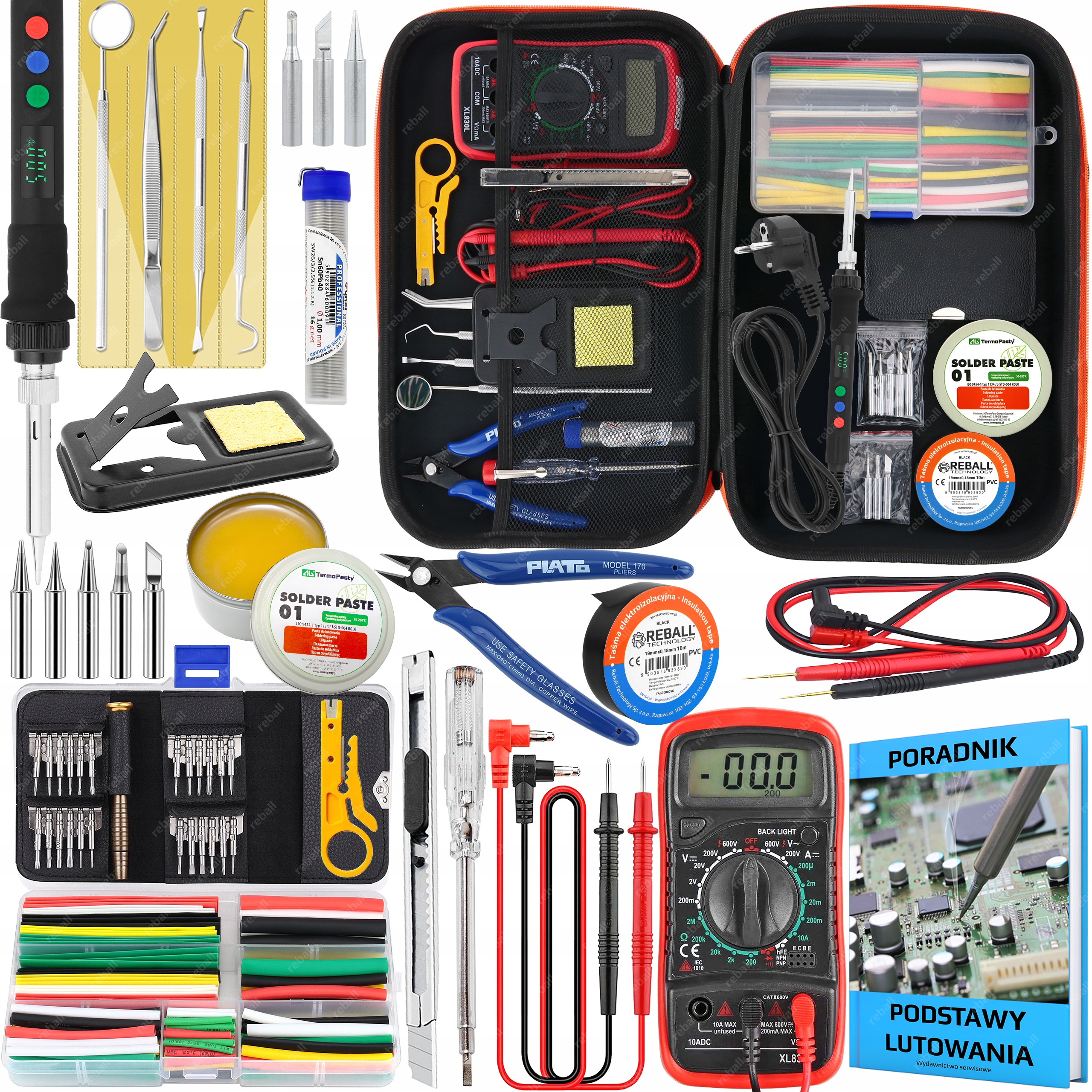 Sada Páječka 120W Nový Model Multimetr Návod Pouzdro 52 Dílná Dárek