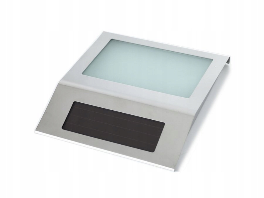 Lampa solarna LED Maclean, z numerem domu, MCE172 Kolor srebrny