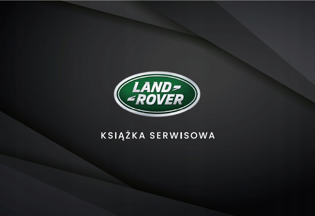 

Land Rover książka serwisowa 16 Przeglądów +gratis