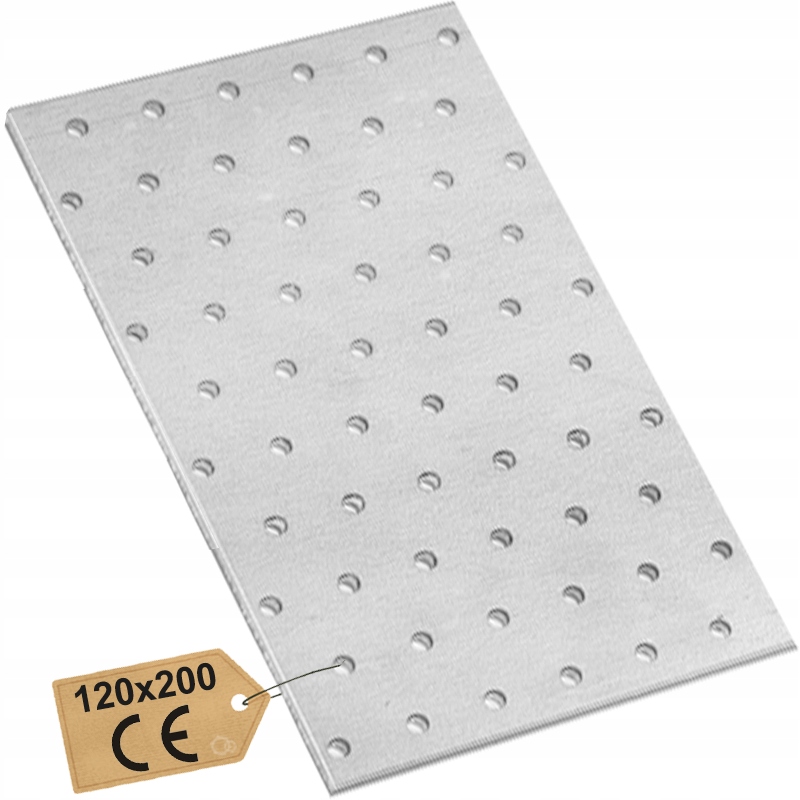 

PP18 Płytka Perforowana Łącznik Płaski Oc 120x200
