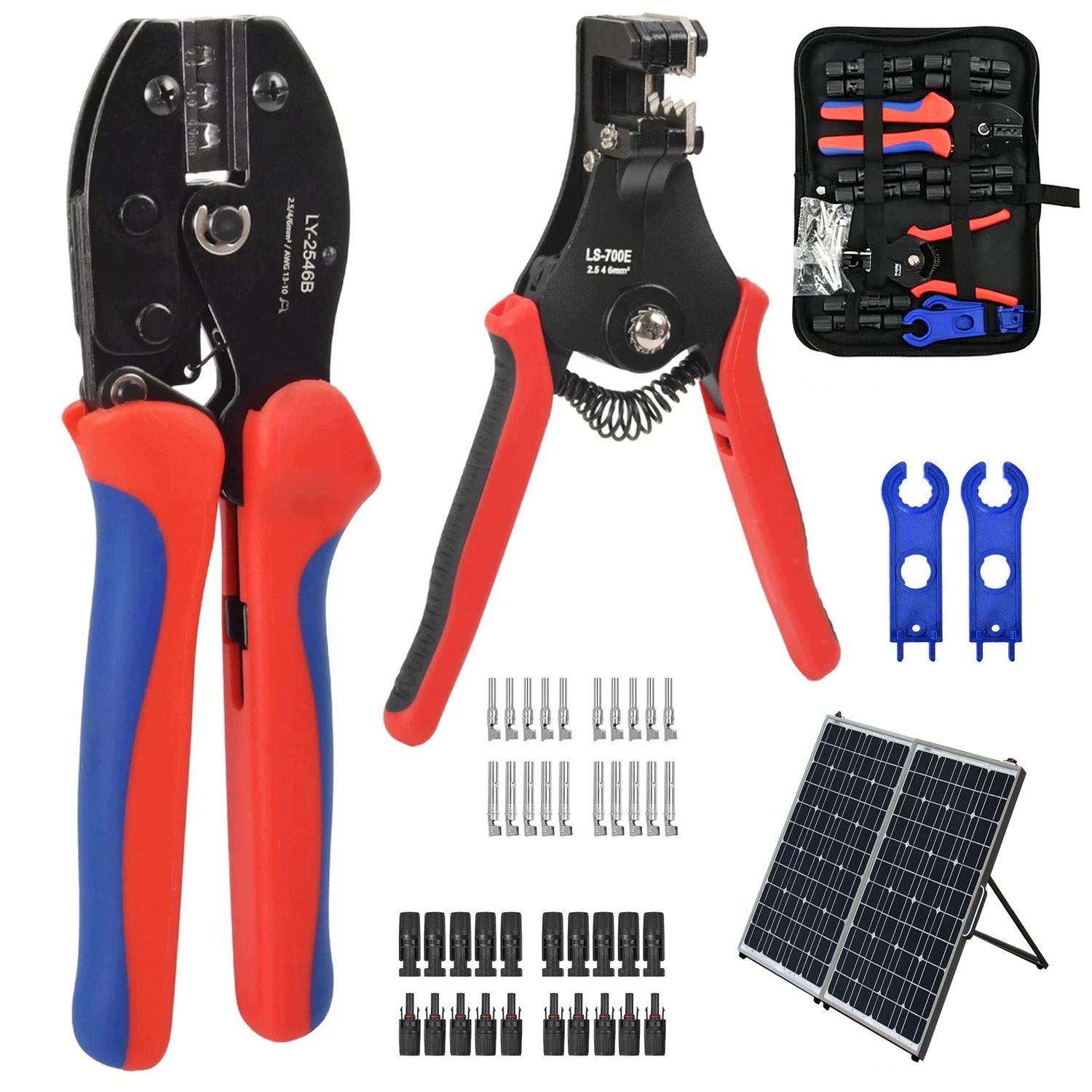 Sada Nástrojů Pro Krimpování MC4 Fotovoltaická 4-6 MM²
