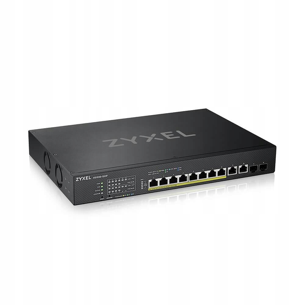 XS1930-12HP Multi Gigabit Smar Managed PoE Switch 375W 802.3BT 2x10GbE 2x