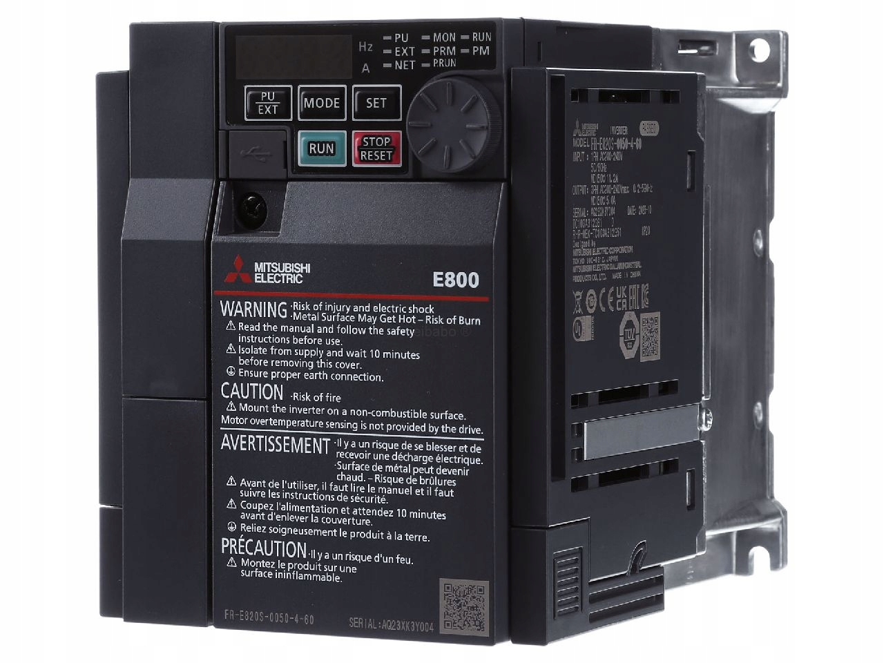 Invertor FR-E820S 1-fázový 0,75 kW 5A 1x200-240V