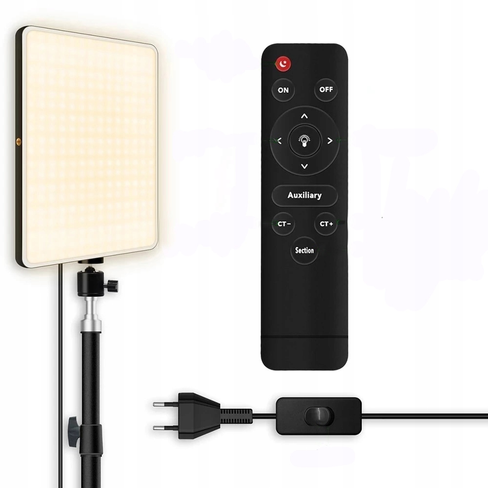 Lampa Studyjna do Zdjęć 240LED ze Statywem + Pilot Model -
