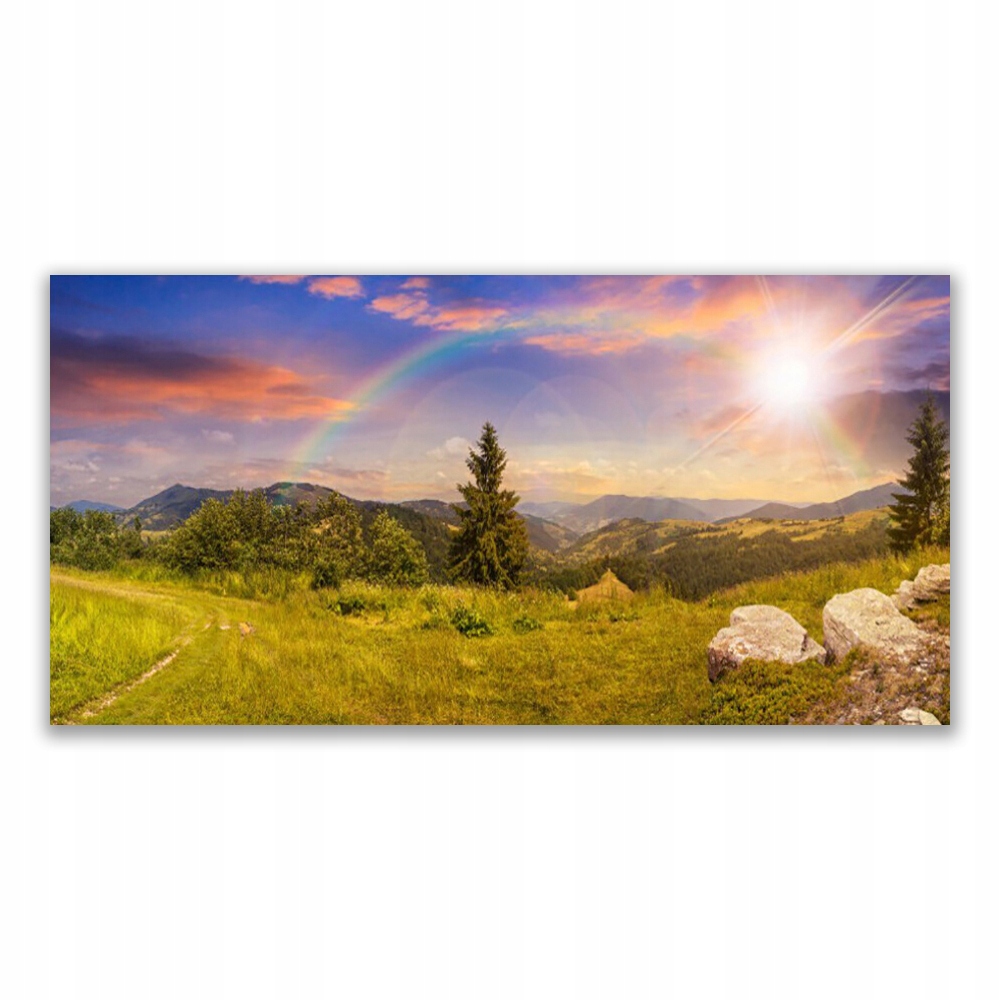 

Fotoobraz nowoczesny 140x70 Góry Łąka Natura Niebo