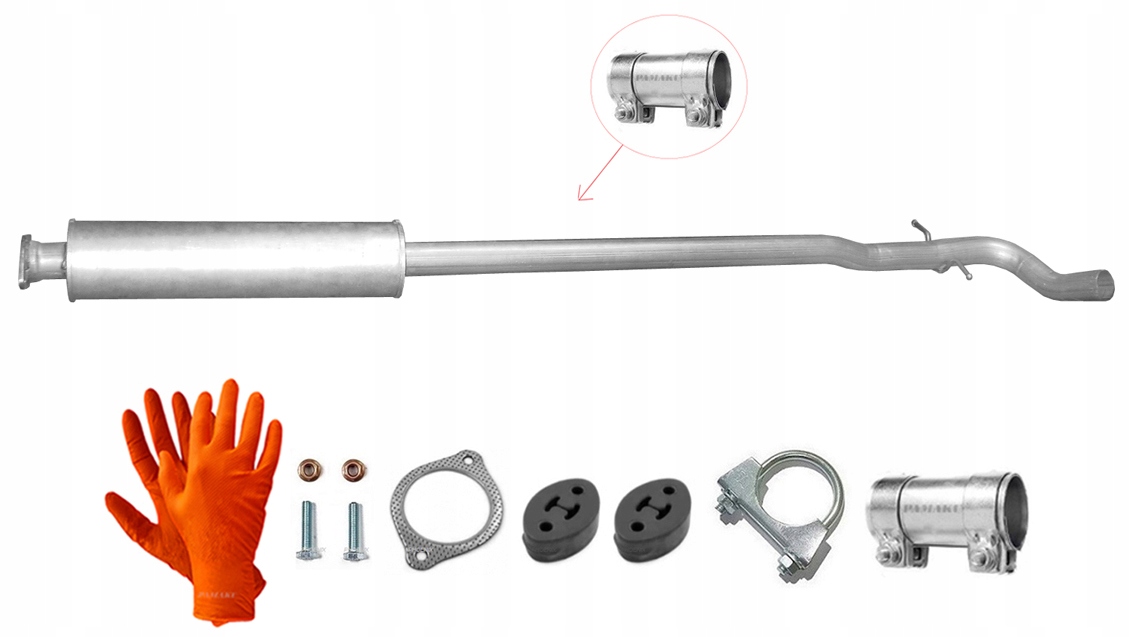 Volvo S60 I 2.0 2.3 2.4 2.5 2.4D (2000-2010) Tlumič