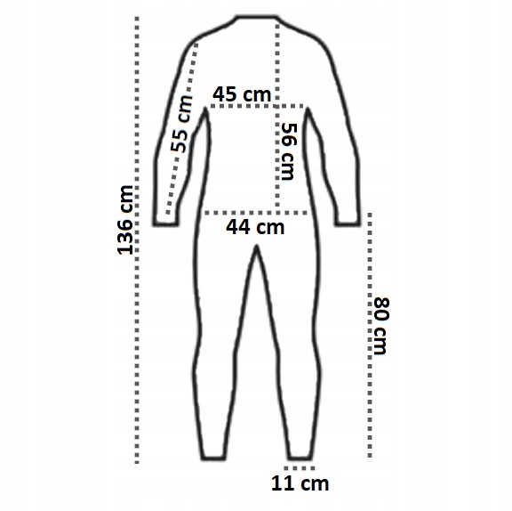 PIANKA DAMSKA PROTAURI NEOPRENOWA 3 mm KOMBINEZON roz. XXL Marka inna