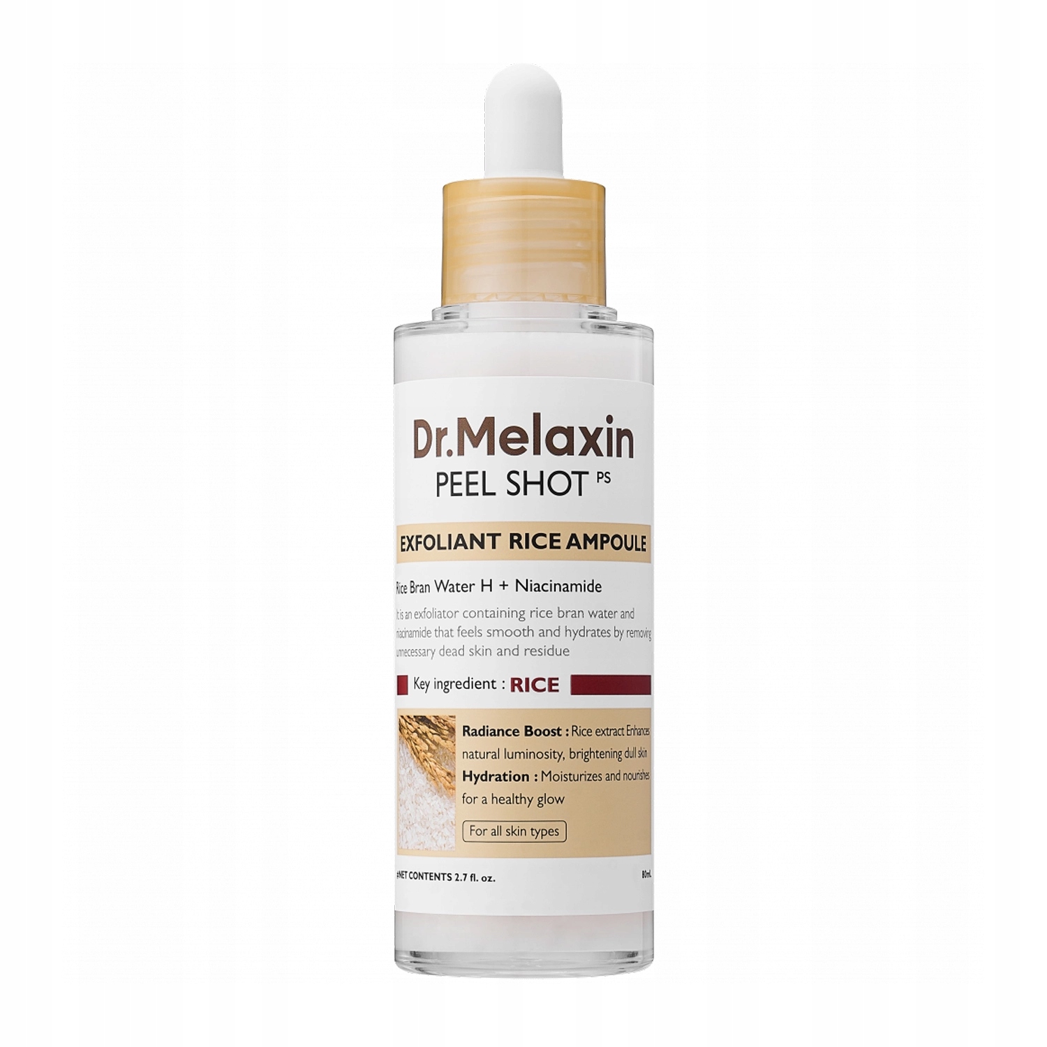 Peel Shot Exfoliating White Rice Ampoule delikatnie złuszczająca ampułka z ekstraktem z białego ryżu