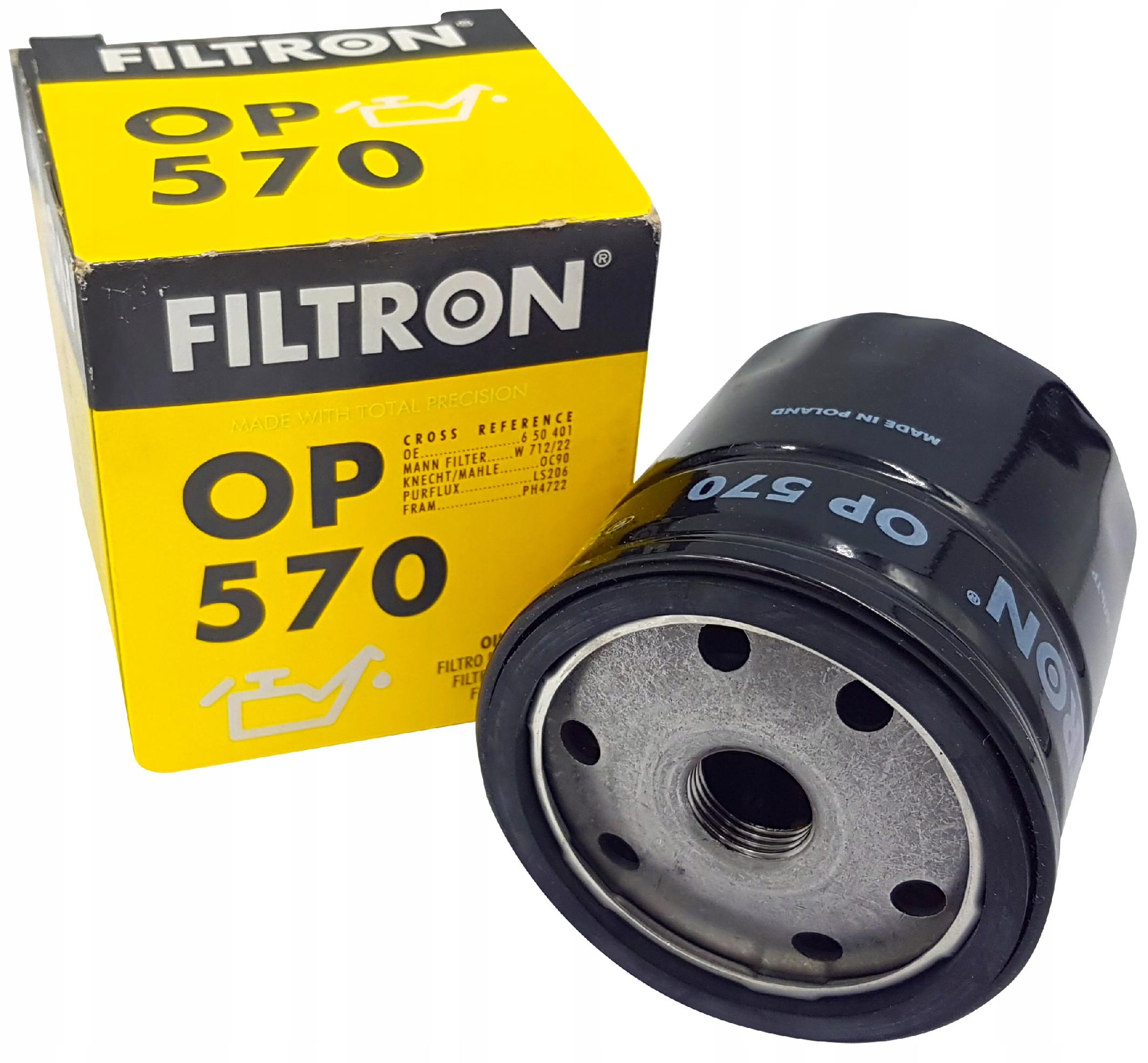 FILTR OLEJU FILTRON OP 570 OP570