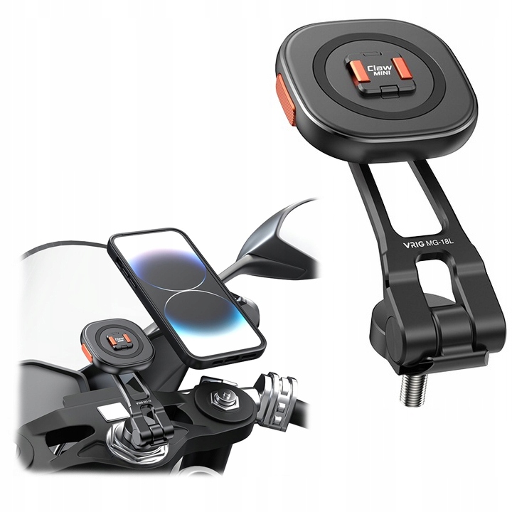 Držák systému Claw Mini na motocykl pro chytrý telefon Vrig MG-18L