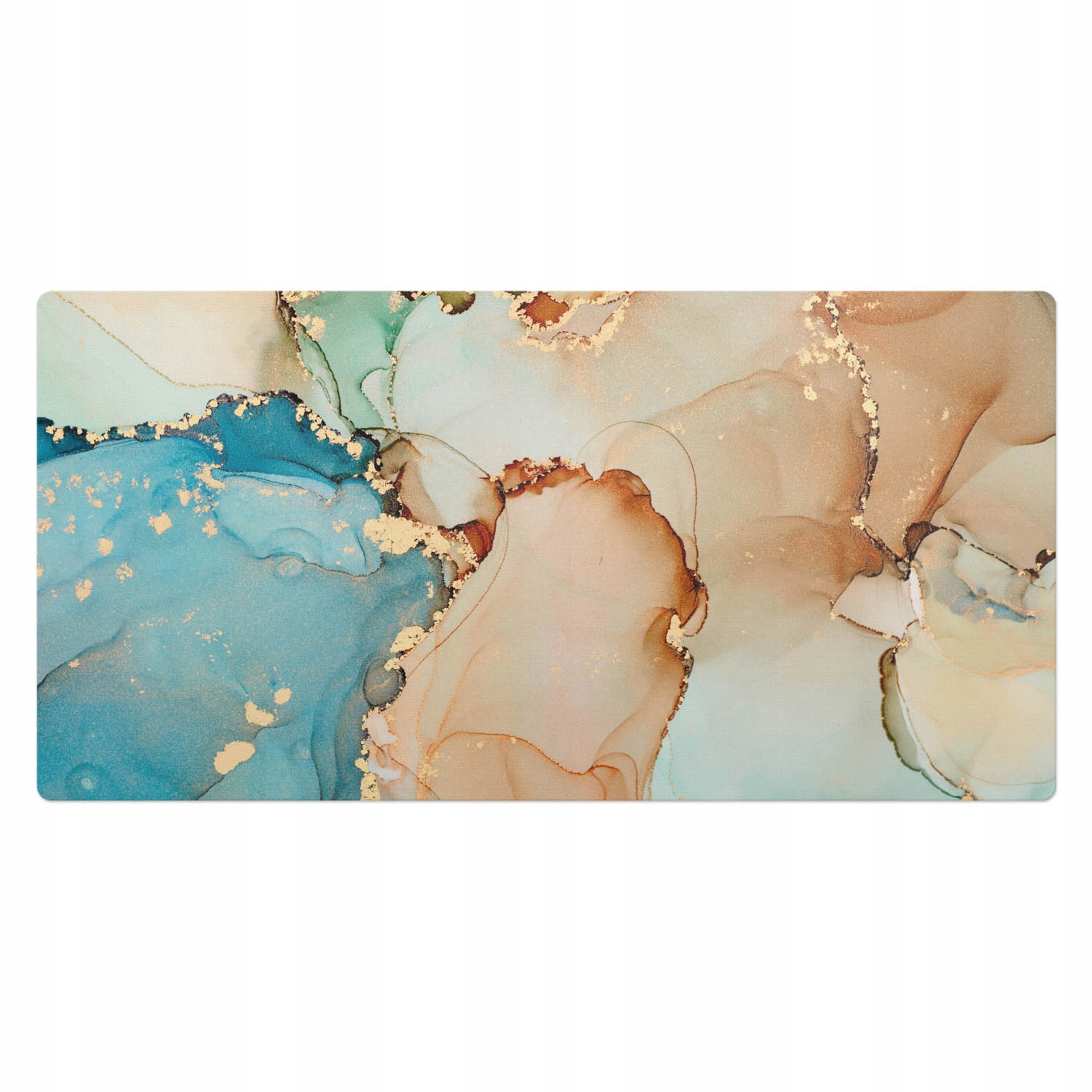 Podložka Ochranná podložka Psací stůl Umělecký akvarelový vzor 100x50 cm