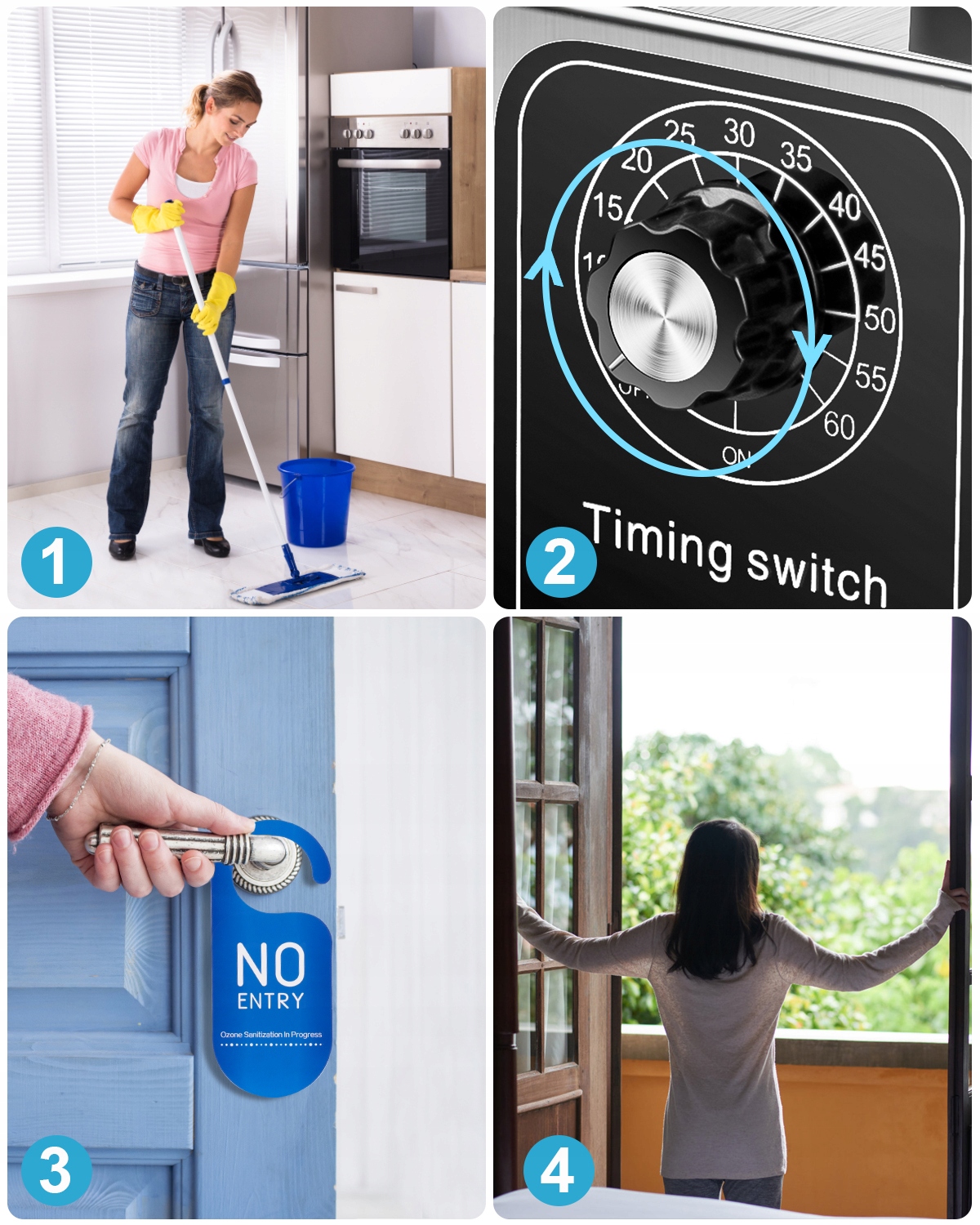 GENERATOR OZONU OZONATOR MOCNY DO ETIME DOMU SAMOCHODU 48 000 MG/H Timer Kod producenta BT-NH10