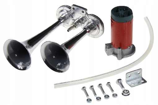 FANFARA SYGNAŁ KLAKSON TIR KOMPRESOR 120dB 12V Producent części Inny