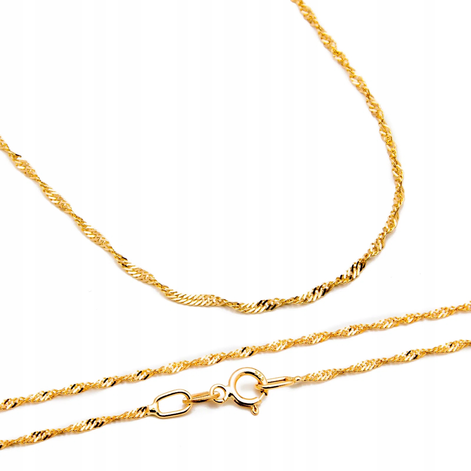 Zlatý řetízek 585 singapur