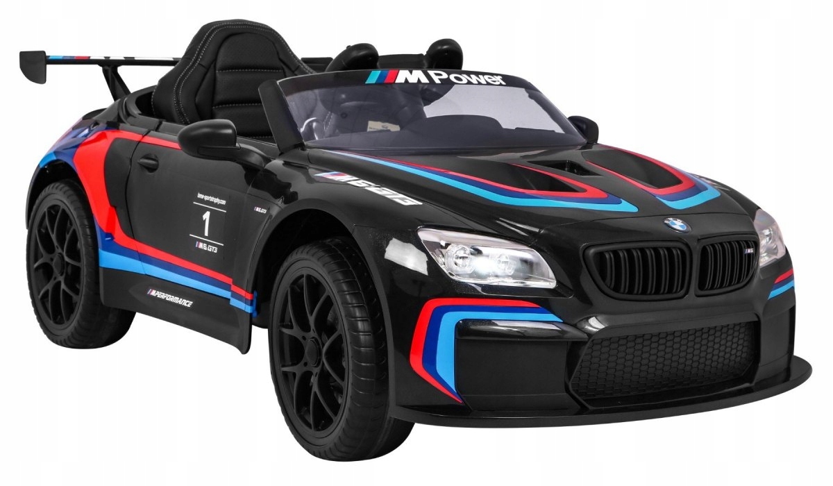 Auto Pojazd Na Akumulator Bmw M6 GT3 Dla Dzieci Pilot Pianka Led