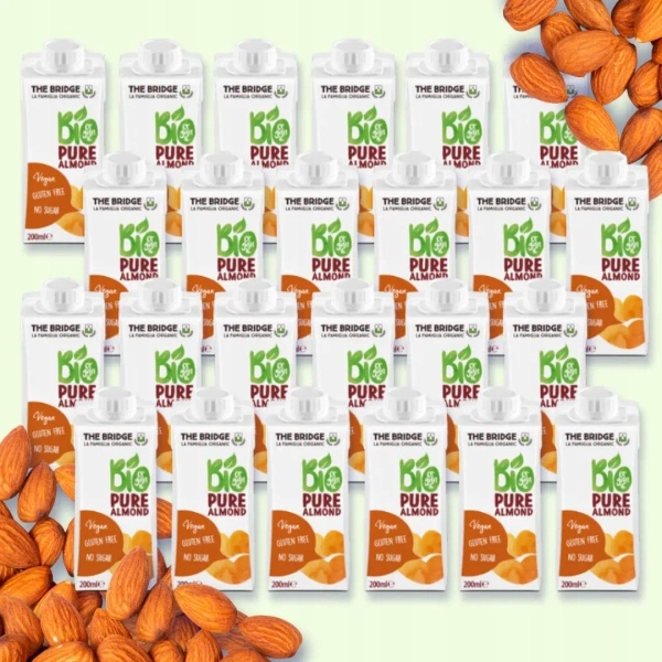 Napój Mleko Migdałowe Naturalne 6% 24x200ml The Bridge