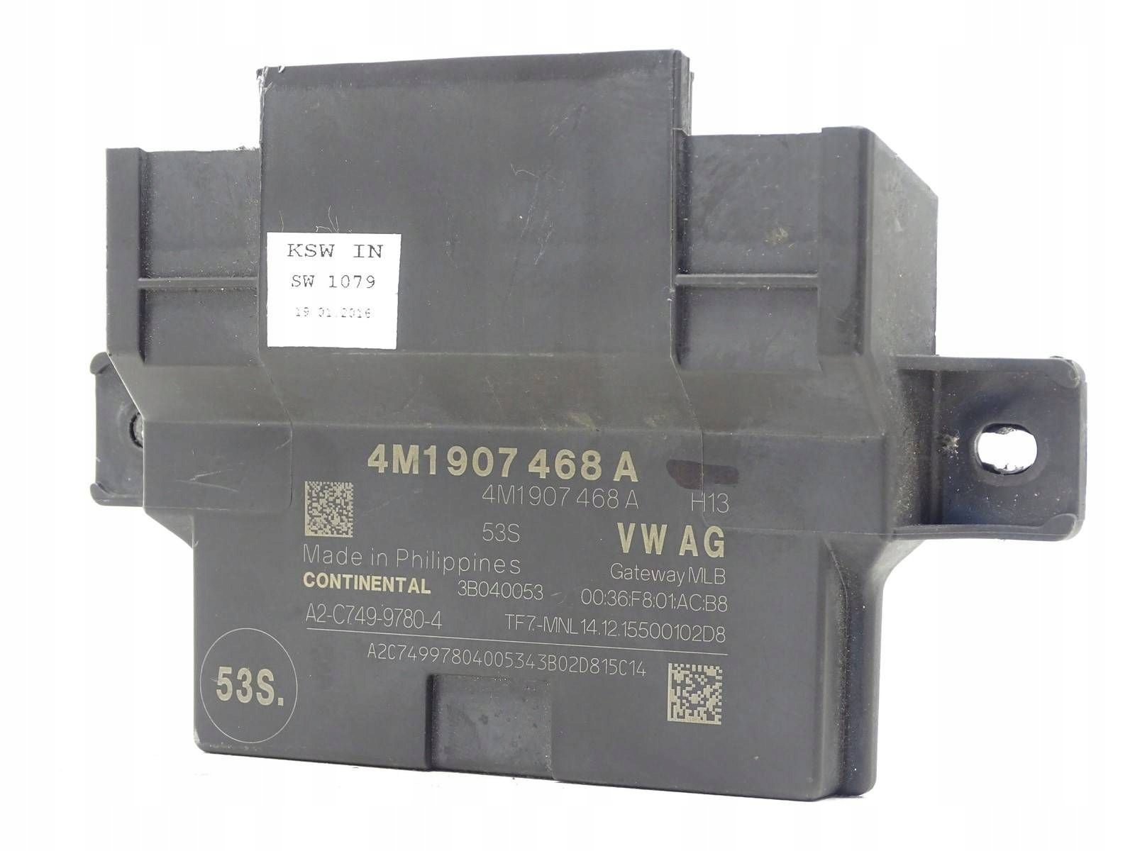 modulo Centralina GATEWAY AUDI A4 B9 8W 4M1907468A