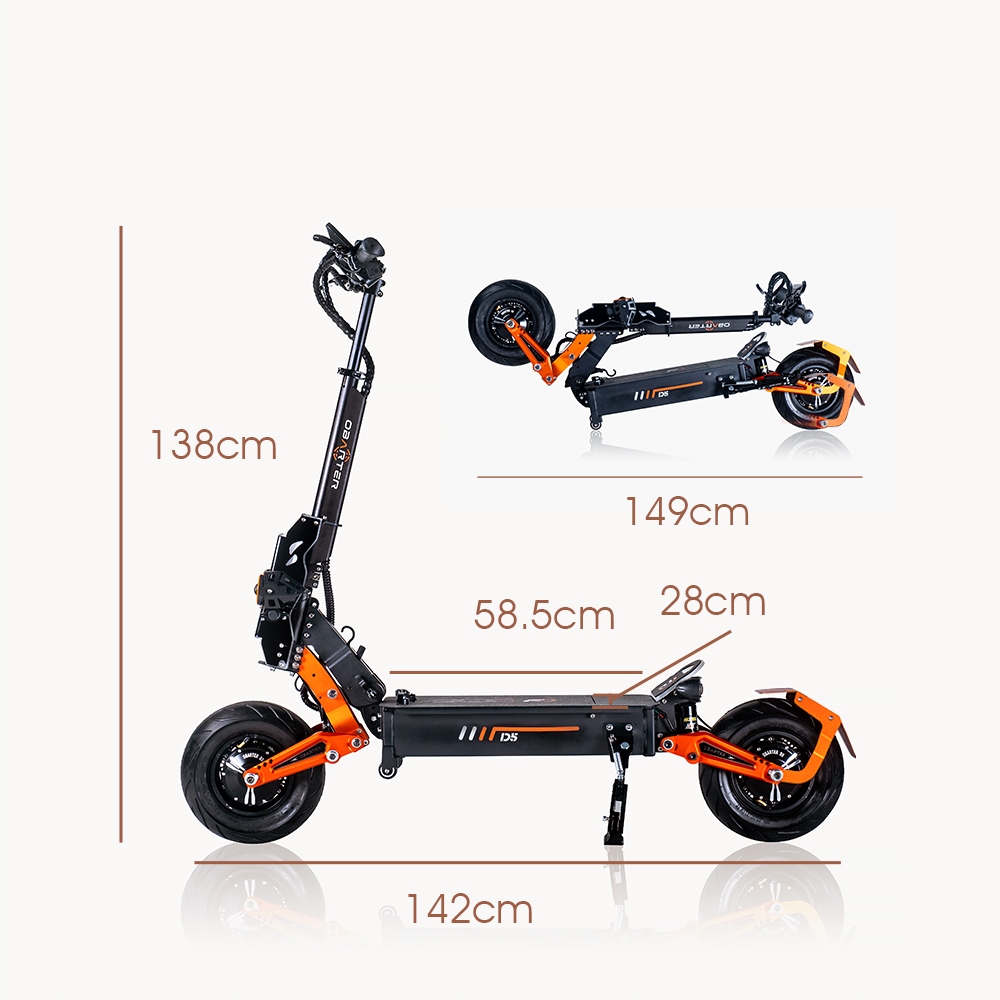 Electric Scooter Obarter D5 70KM/H 5000W 35AH EAN (GTIN) 4537366631235