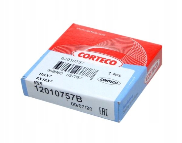 

Uszczelniacz 8x16x7 Corteco Nbr BAX7 Jawa licznika