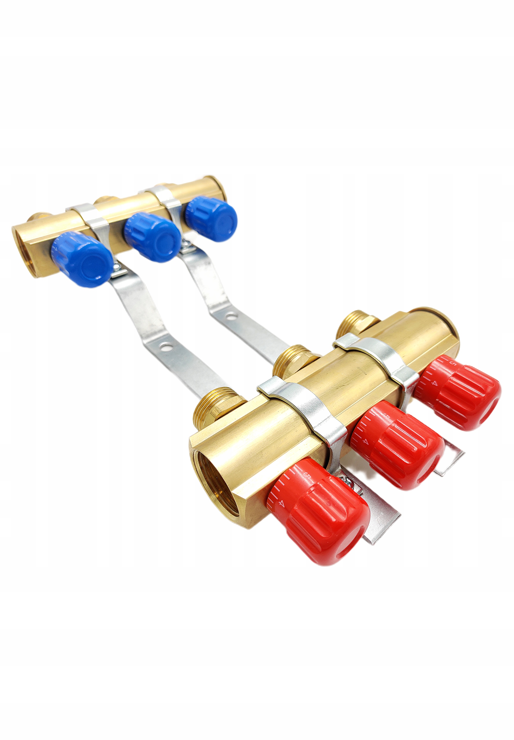 ROZDZIELACZ GRZEJNIKOWY 3 OBWODY Z ZAWORAMI Marka Unni