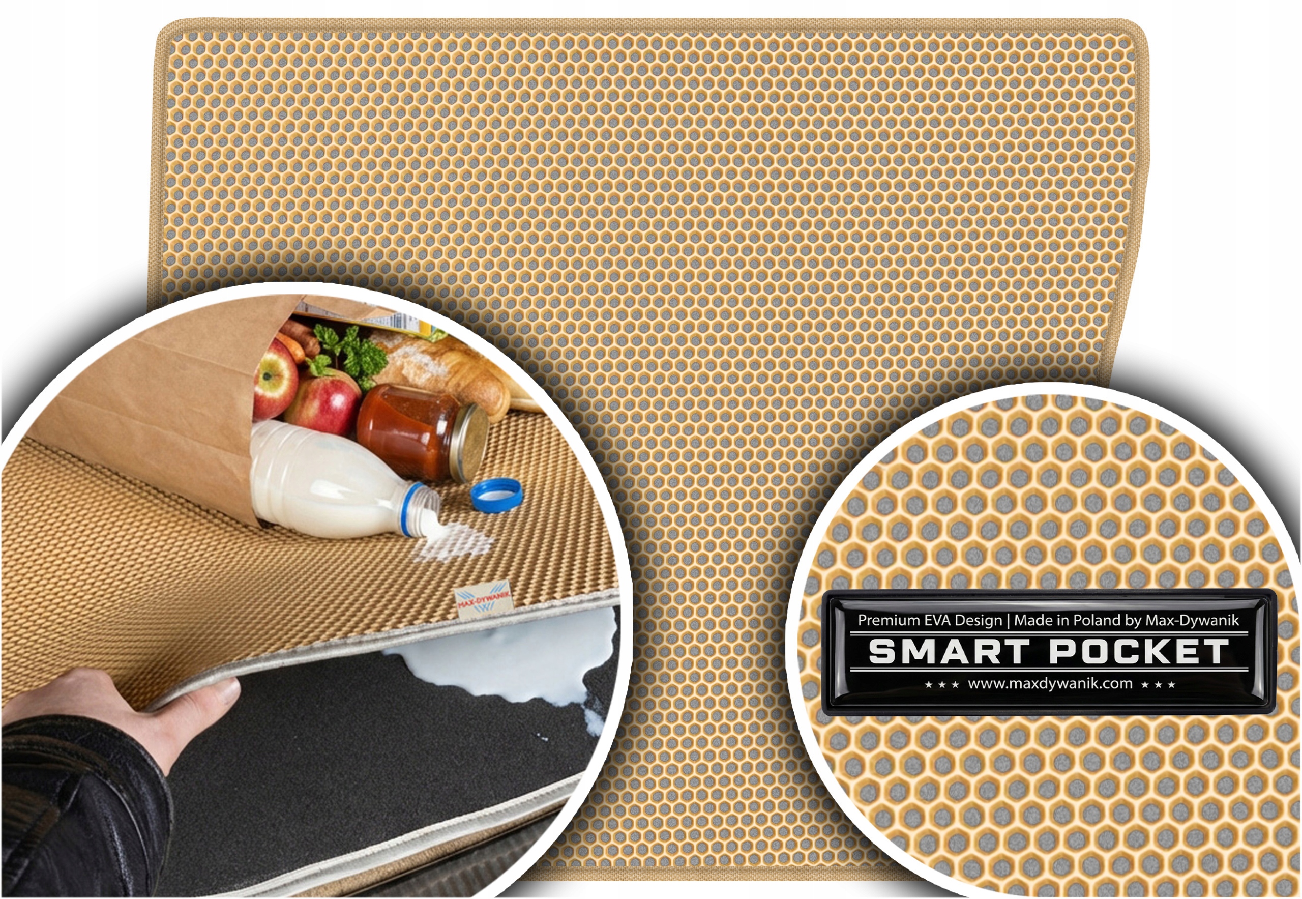 Alfa Romeo 155 Sedan 1992-1998 Vložka do batožinového priestoru Eva Smart Pocket Béžová