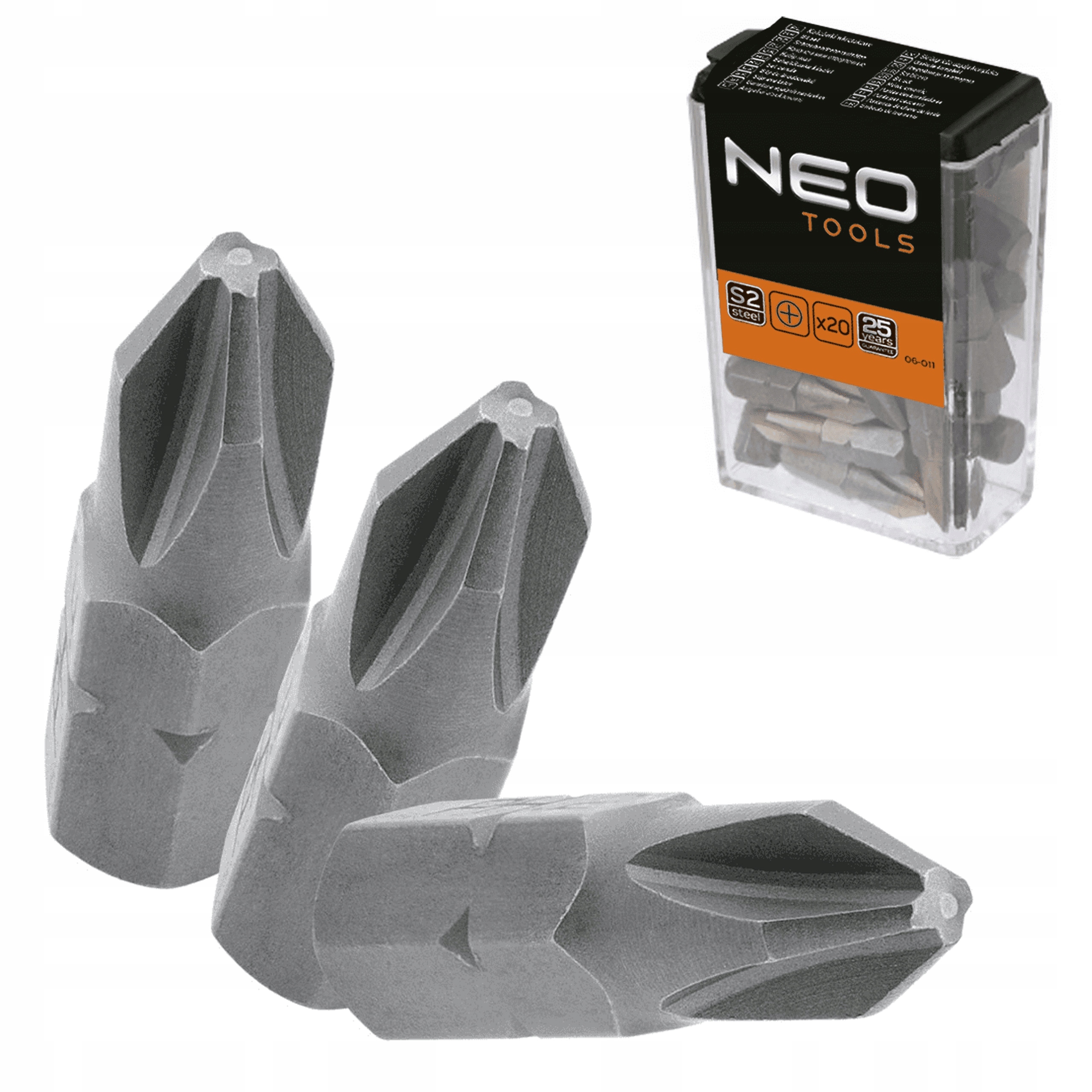 

Bity Do Wkrętarki PH2 25mm 20szt Końcówka Bit