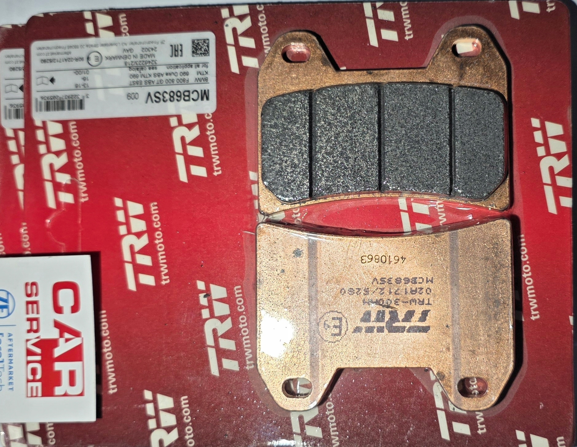 Trw Oe MCB683SV Klocki Hamulcowe Przód Moto Bmw Gs R Nine T 34117696593