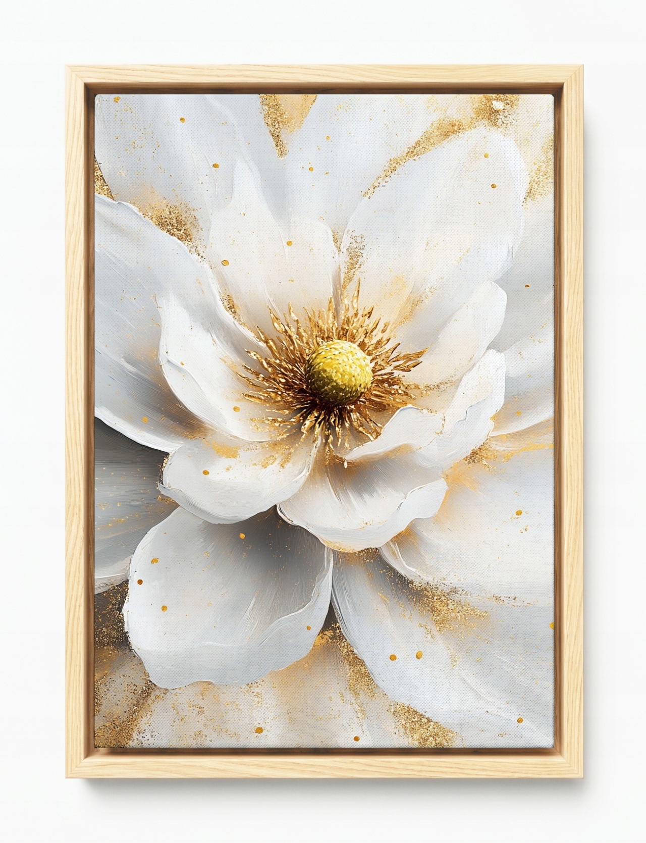 Obraz Rám Americký Box Příroda Bílý Květ Magnolie Glamour 40x60