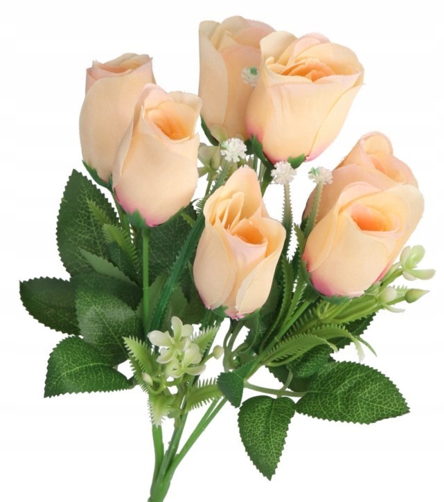 SZTUCZNE KWIATY JAK ŻYWE ROŚLINY RÓŻA RÓŻE BUKIET