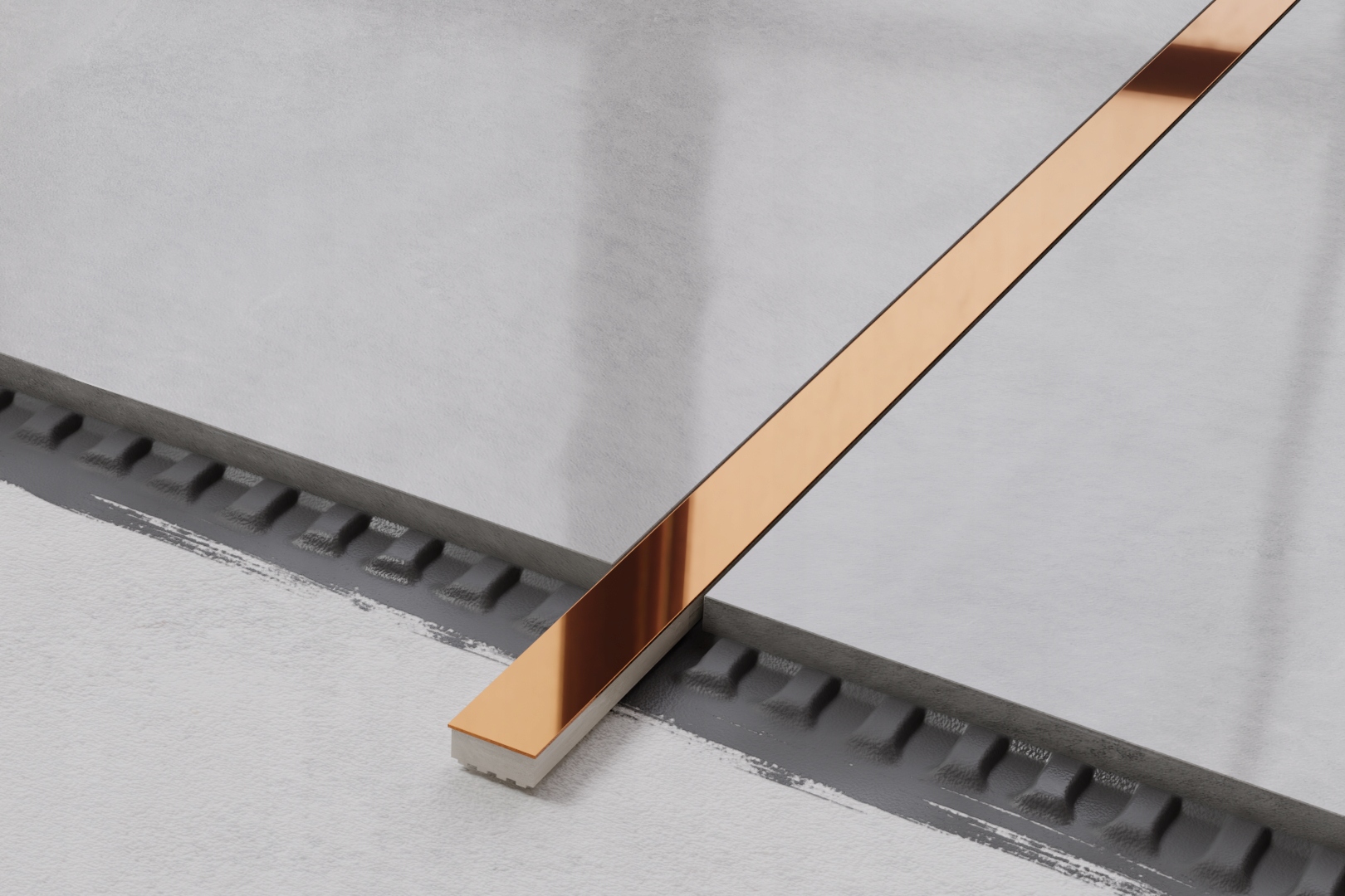 LISTWA METALOWA STEEL COPPER MIEDŹ POŁYSK 2 x 90cm Typ listwa (cokół, narożnik)